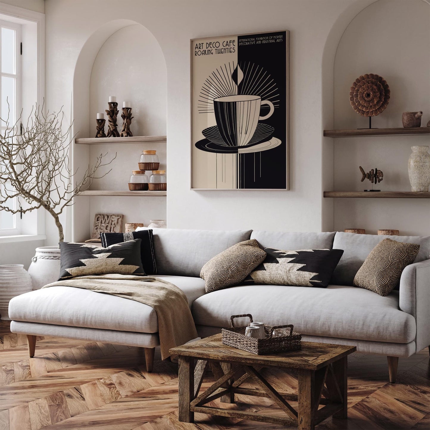 Art Deco Cafe Poster