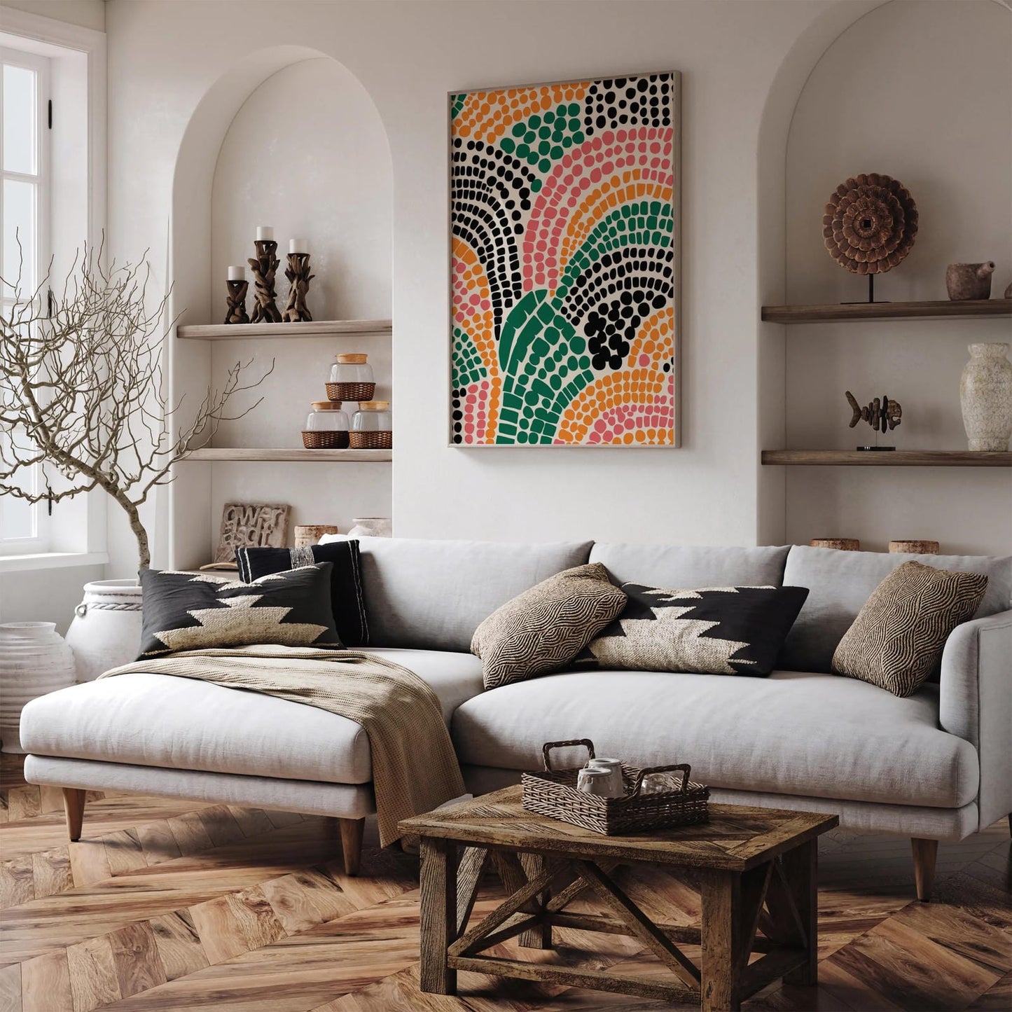 Abstract Mid-Century Modern Poster