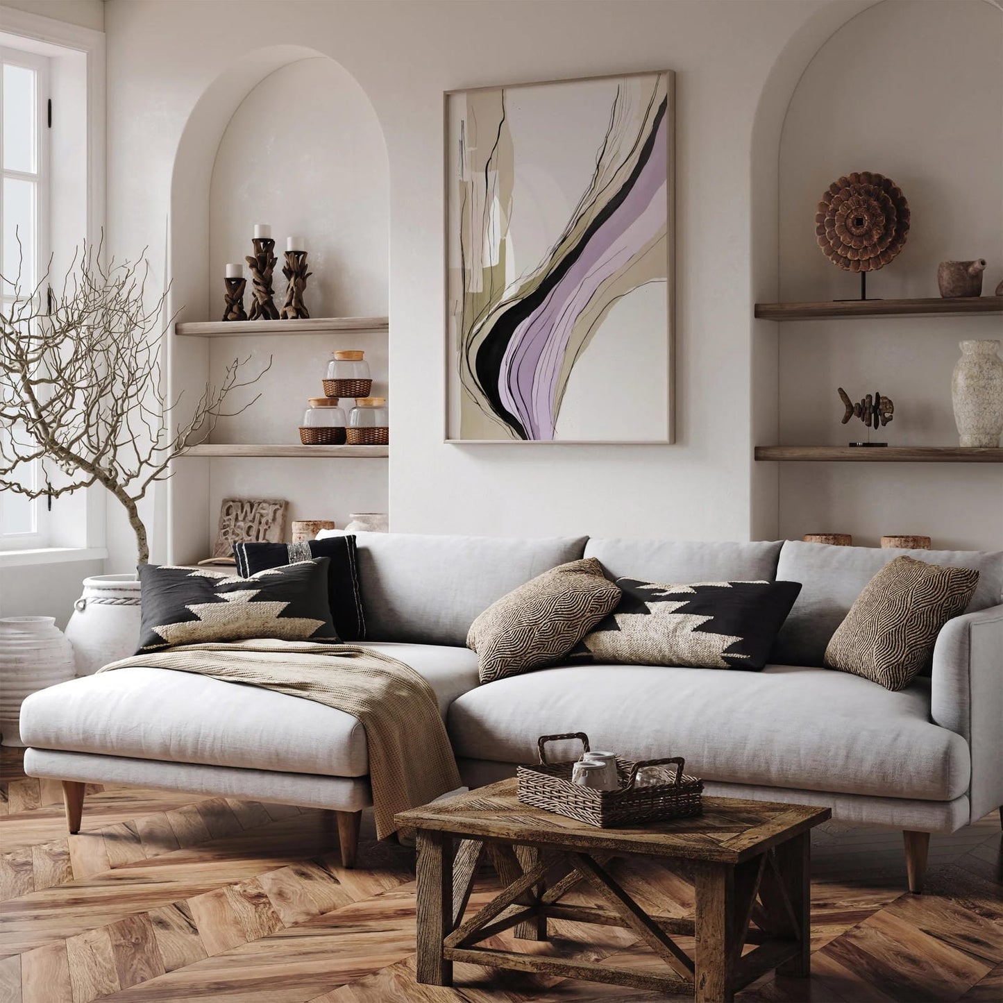 Modern Abstract Art for Elegant Home Decor