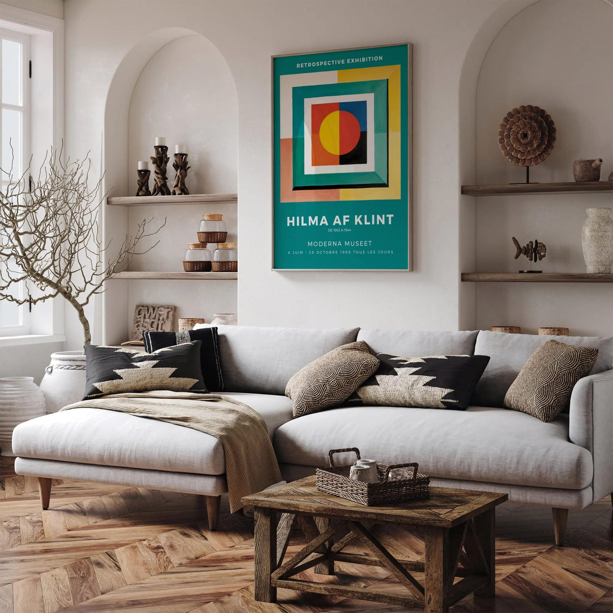 Hilma af Klint - Modern Exhibition Poster