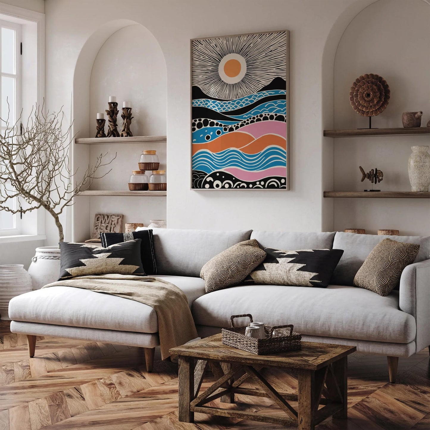 Colorful Aesthetic Sunshine Wall Art