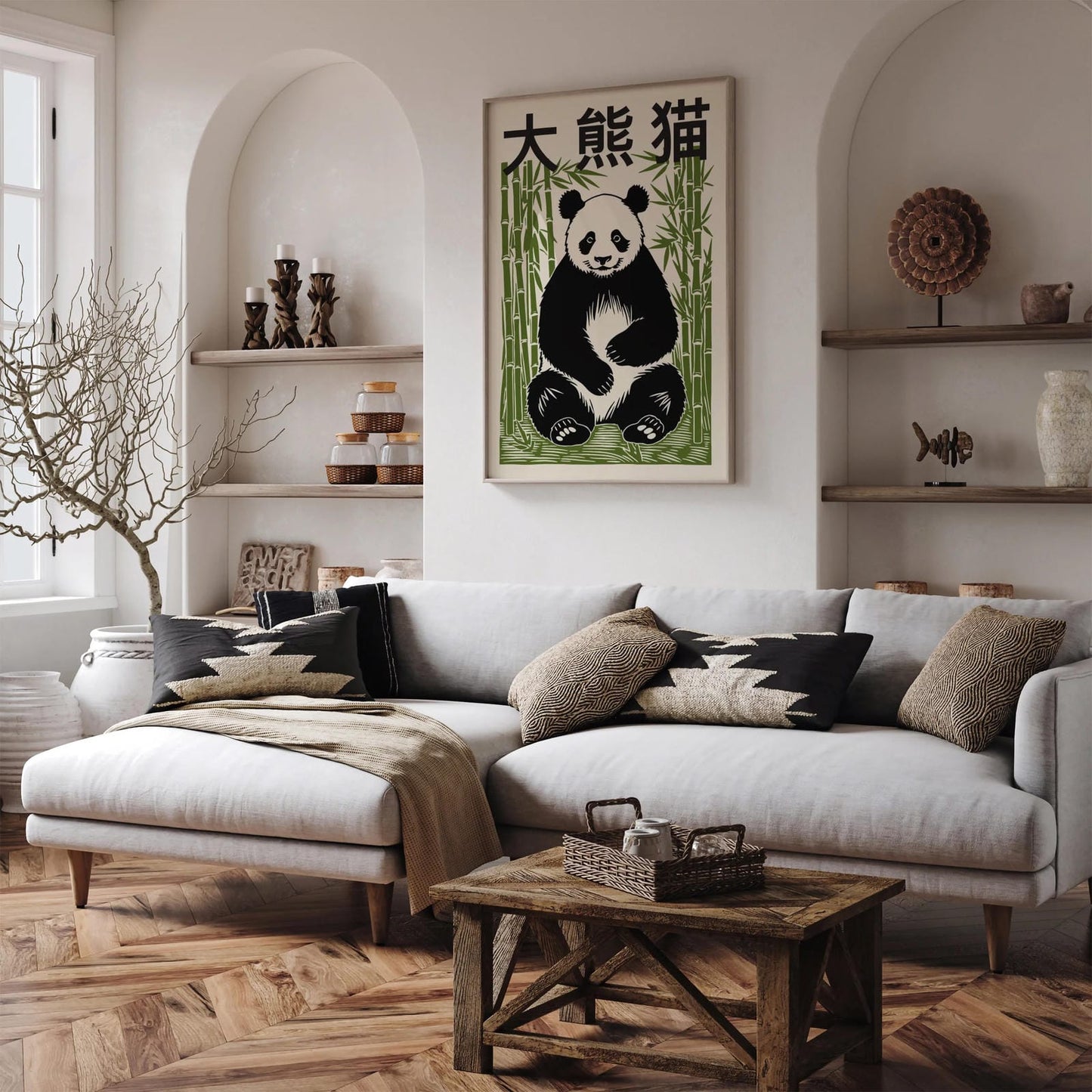 Giant Panda Bear Art Print 2024