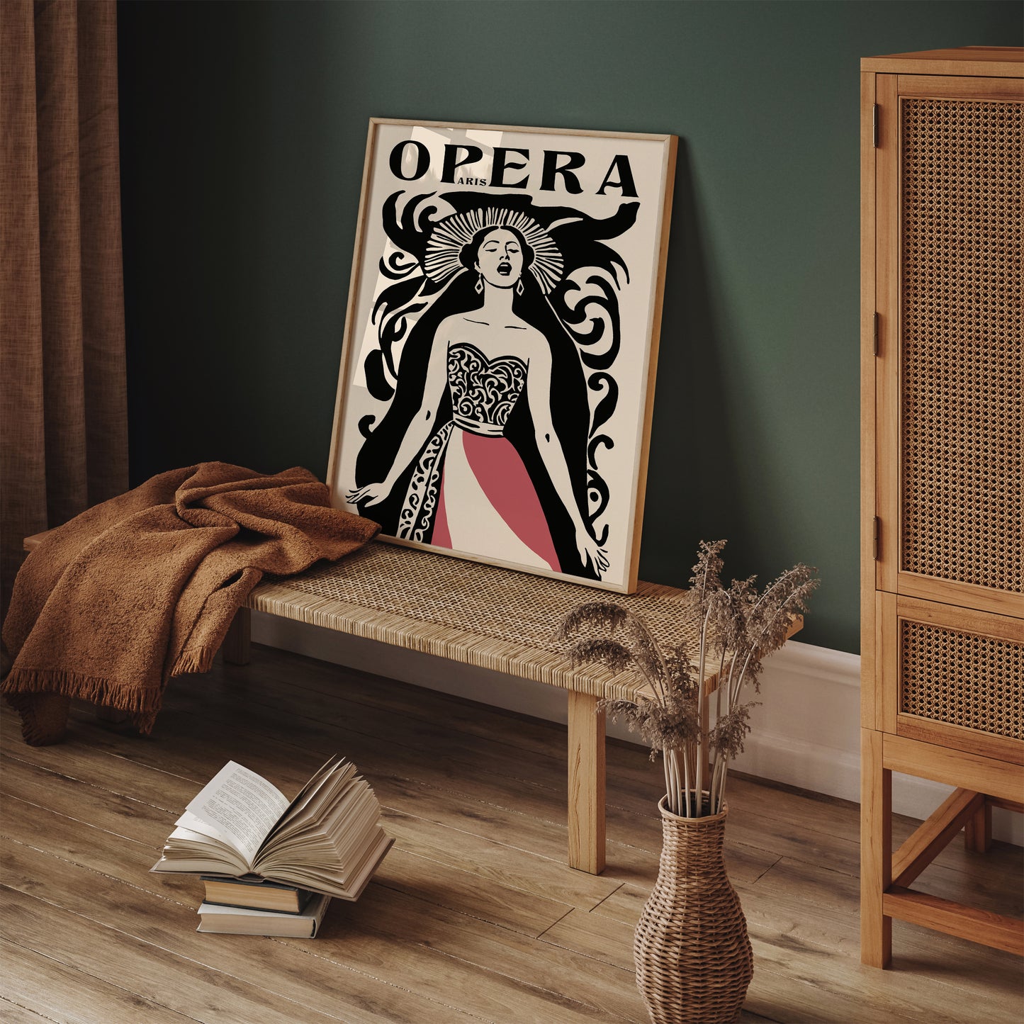 Paris Opera Singer Art Print Vintage Collection