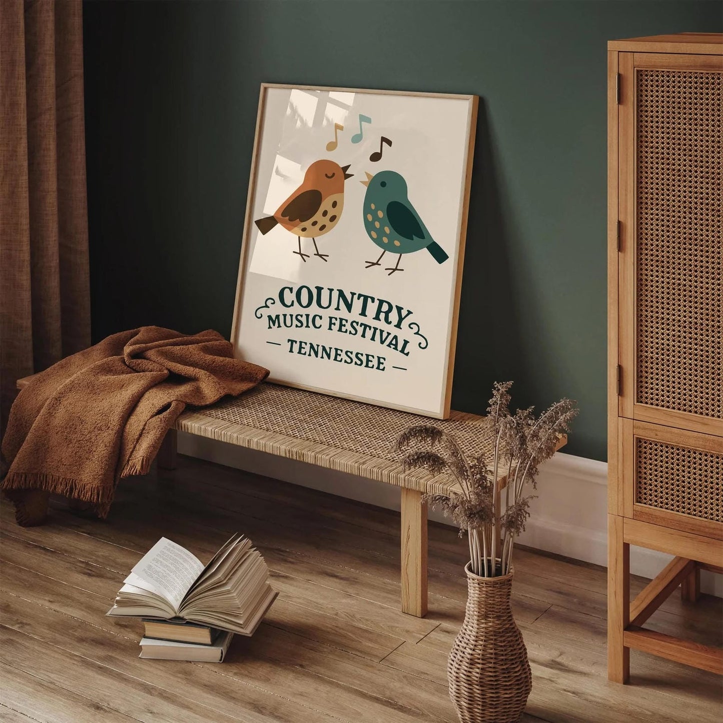Country Music Festival Tennessee Art Print