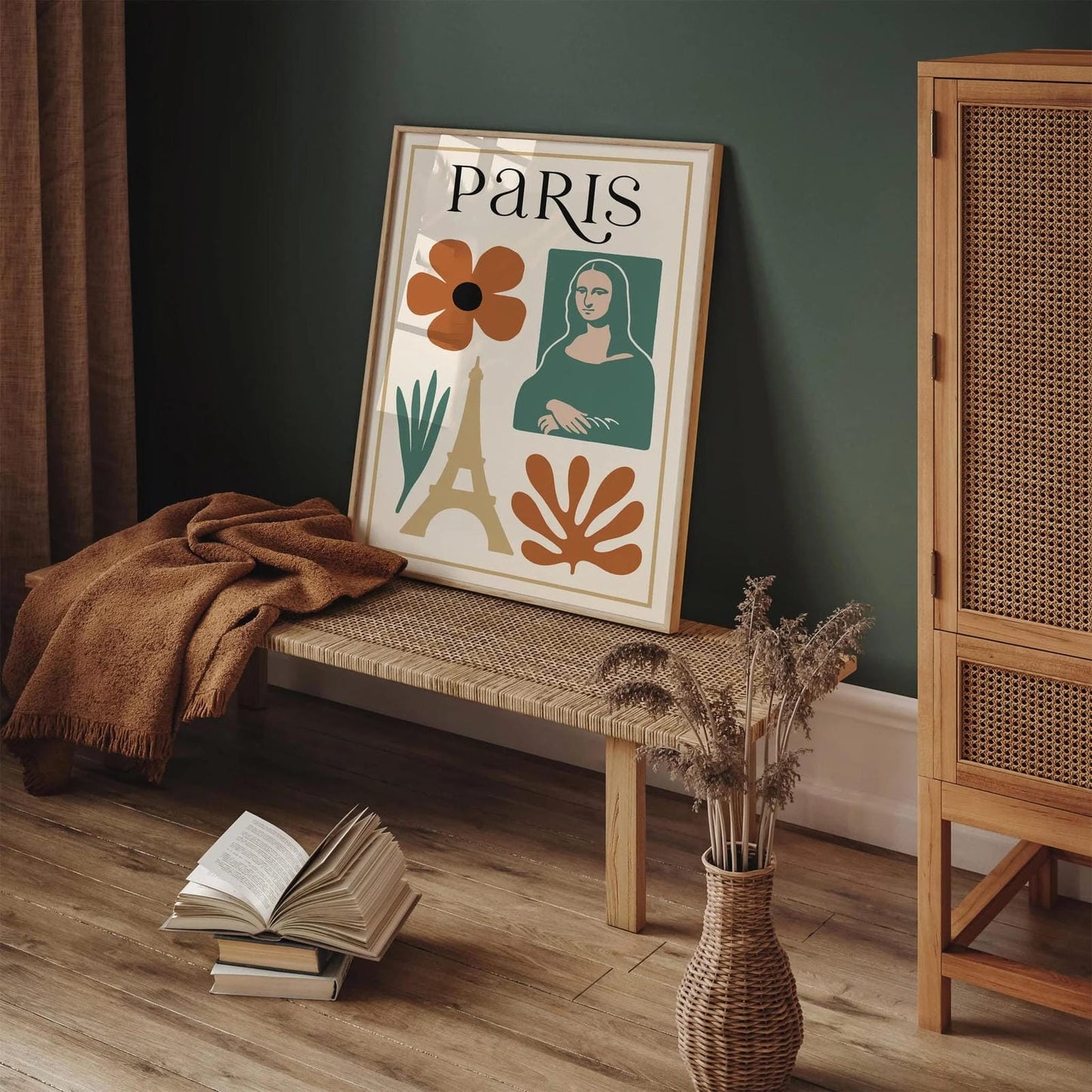 Paris Aesthetic Modern Travel Poster