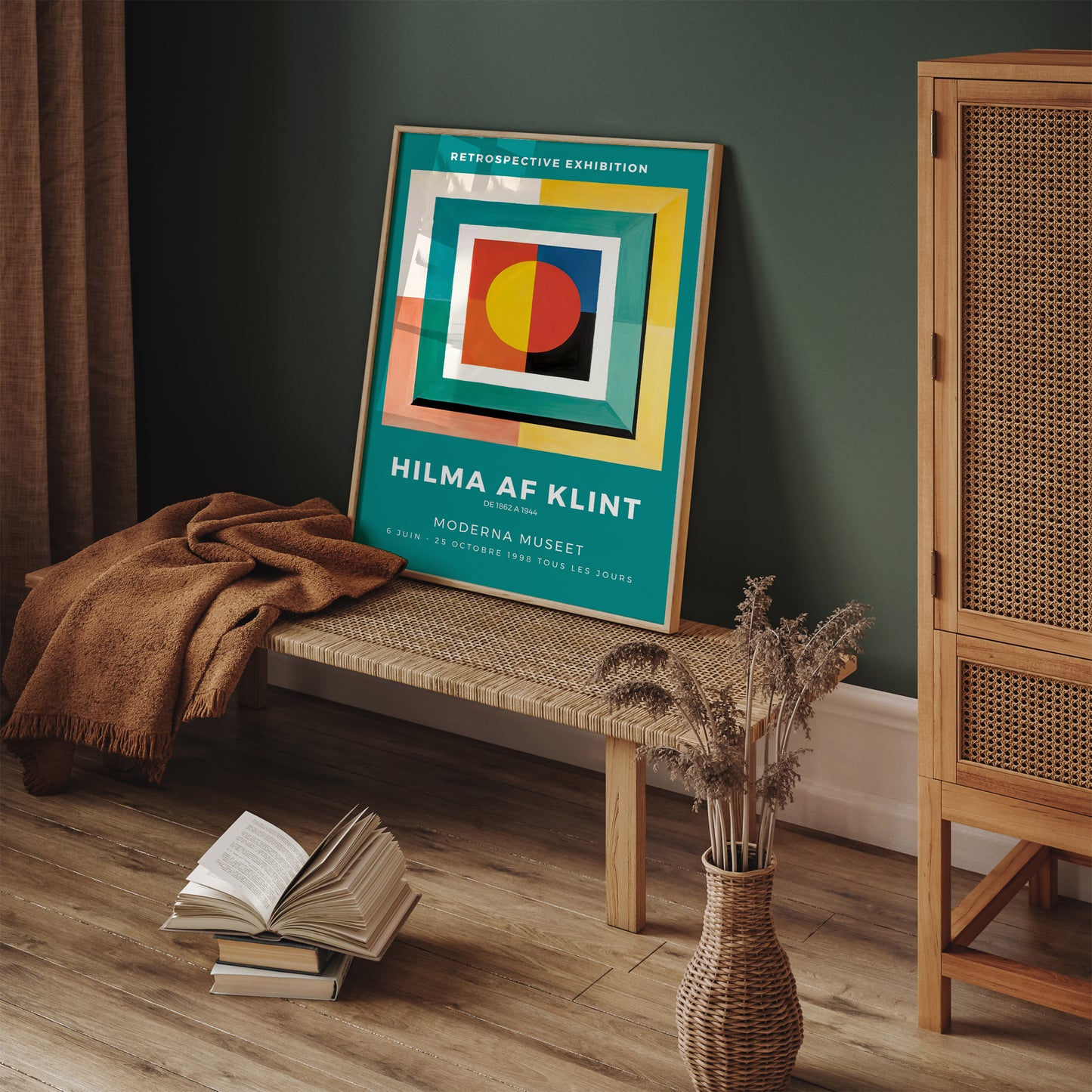 Hilma af Klint - Modern Exhibition Poster