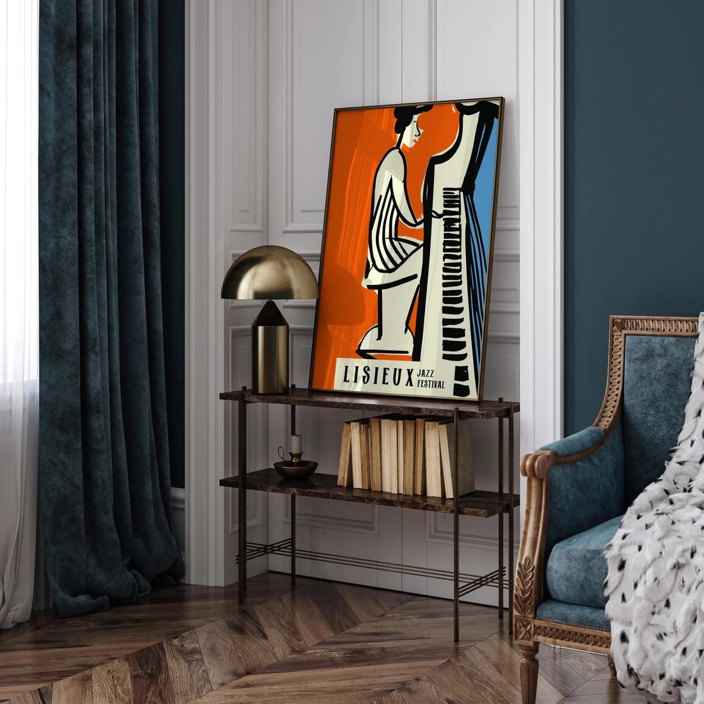 Lisieux Jazz Festival Vintage Poster