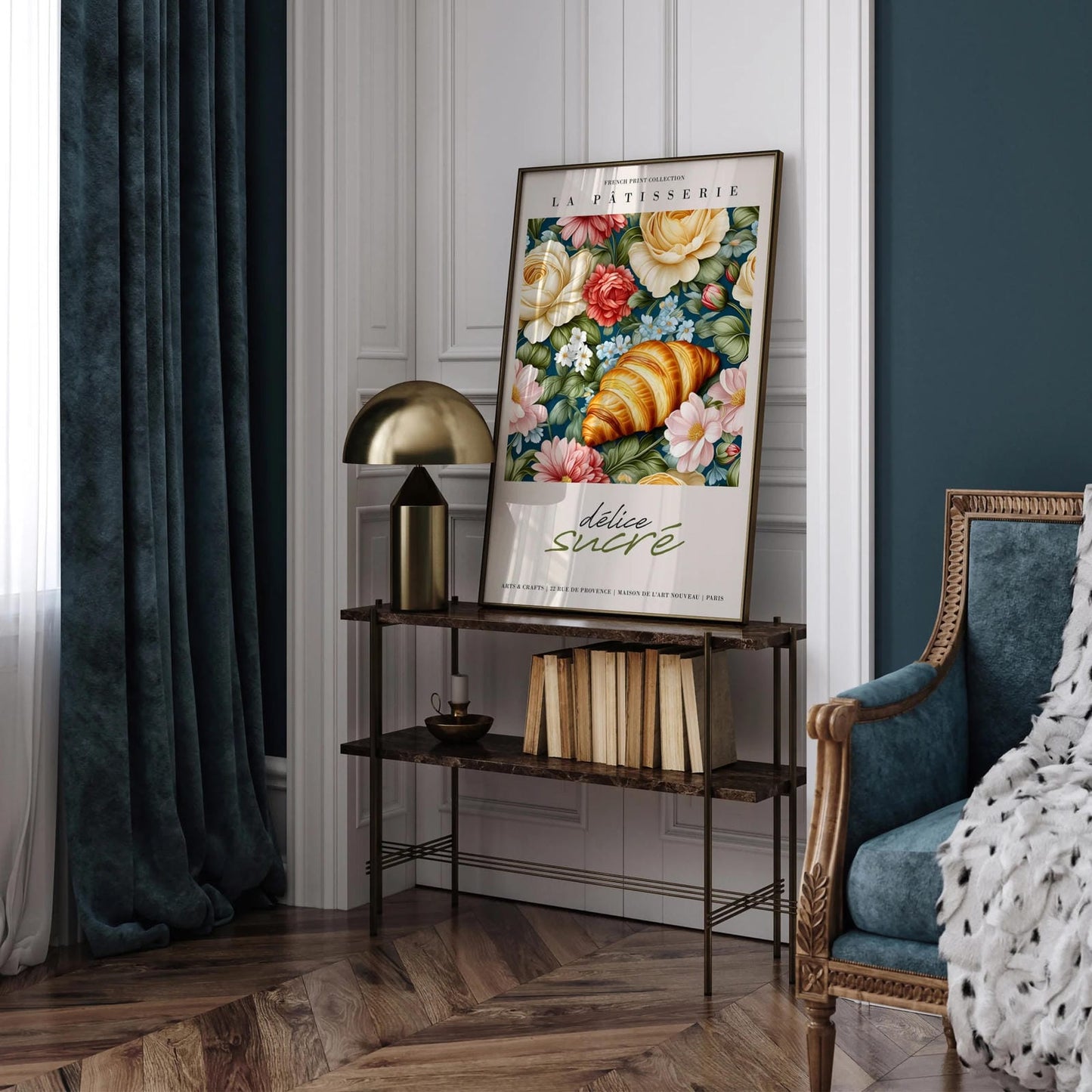Croissant French Patisserie Poster