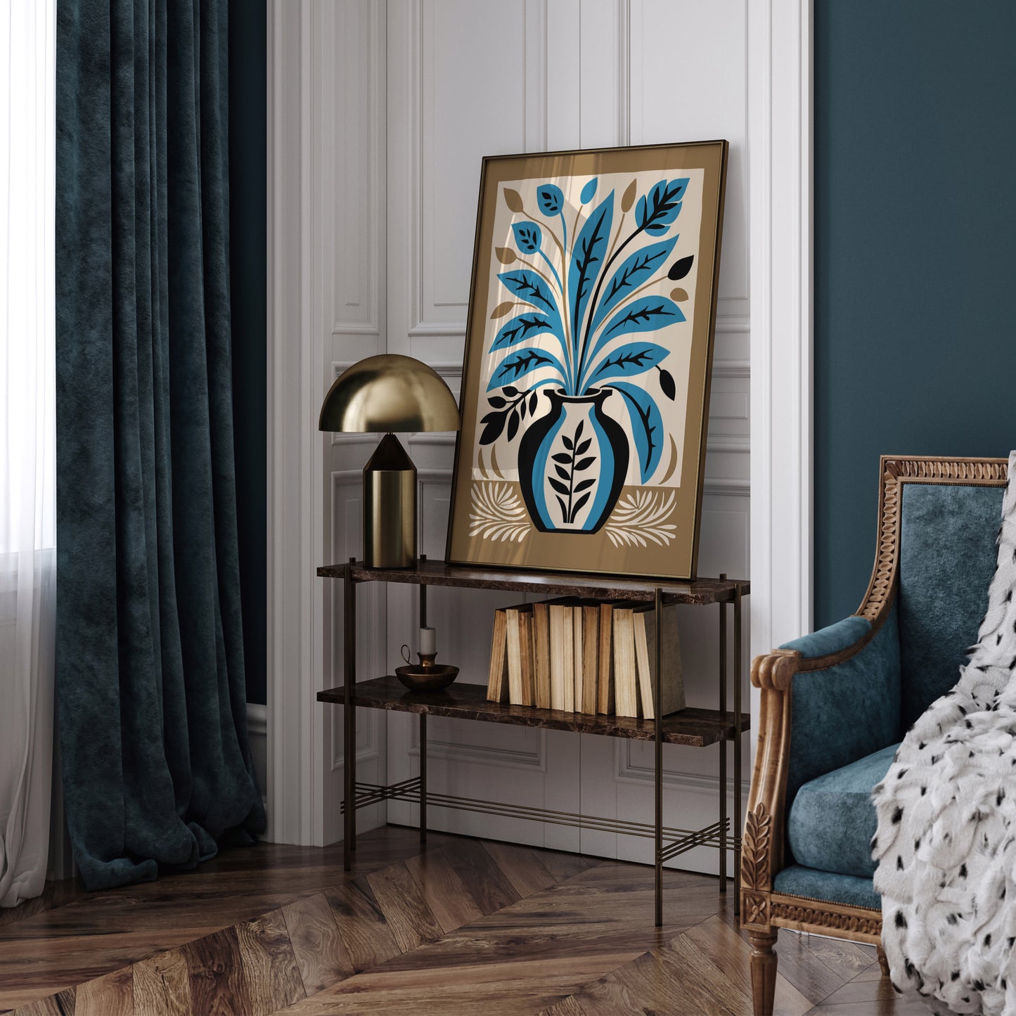 Botanical Cut Outs Art Print