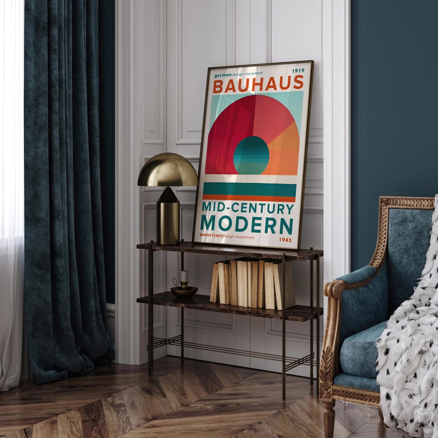 MDM Bauhaus Geometric Art Print 2024