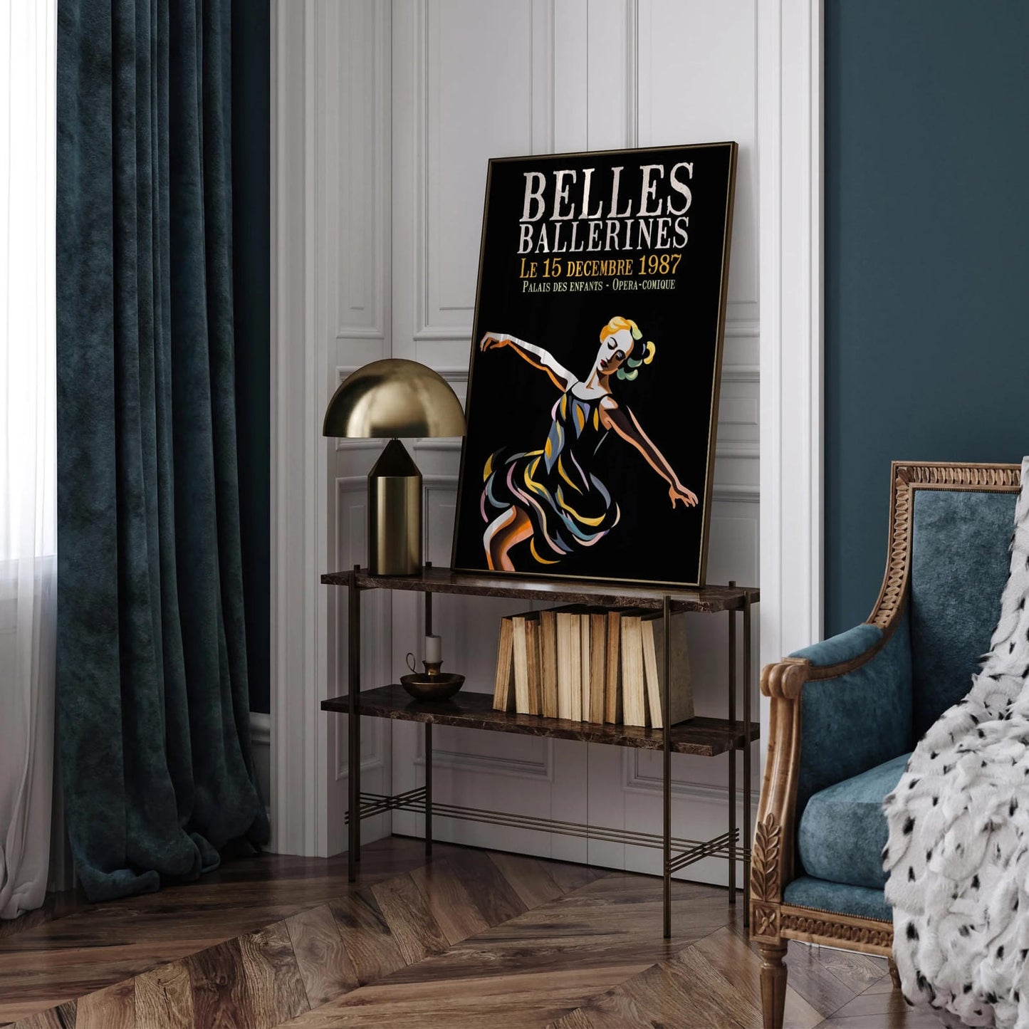Belles Ballerines 1987 Ballet Advertising Poster