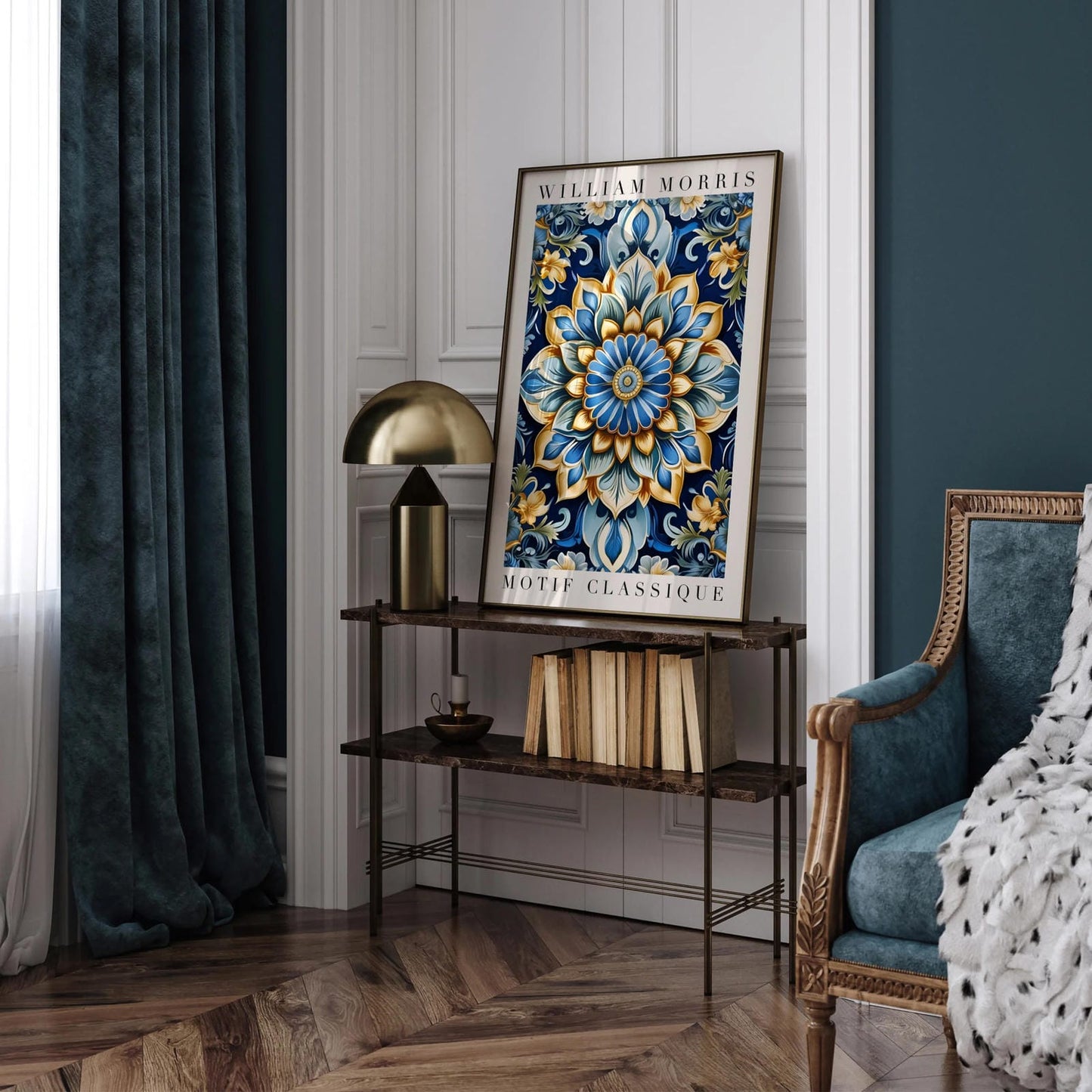 William Morris Motif Classique Wall Art
