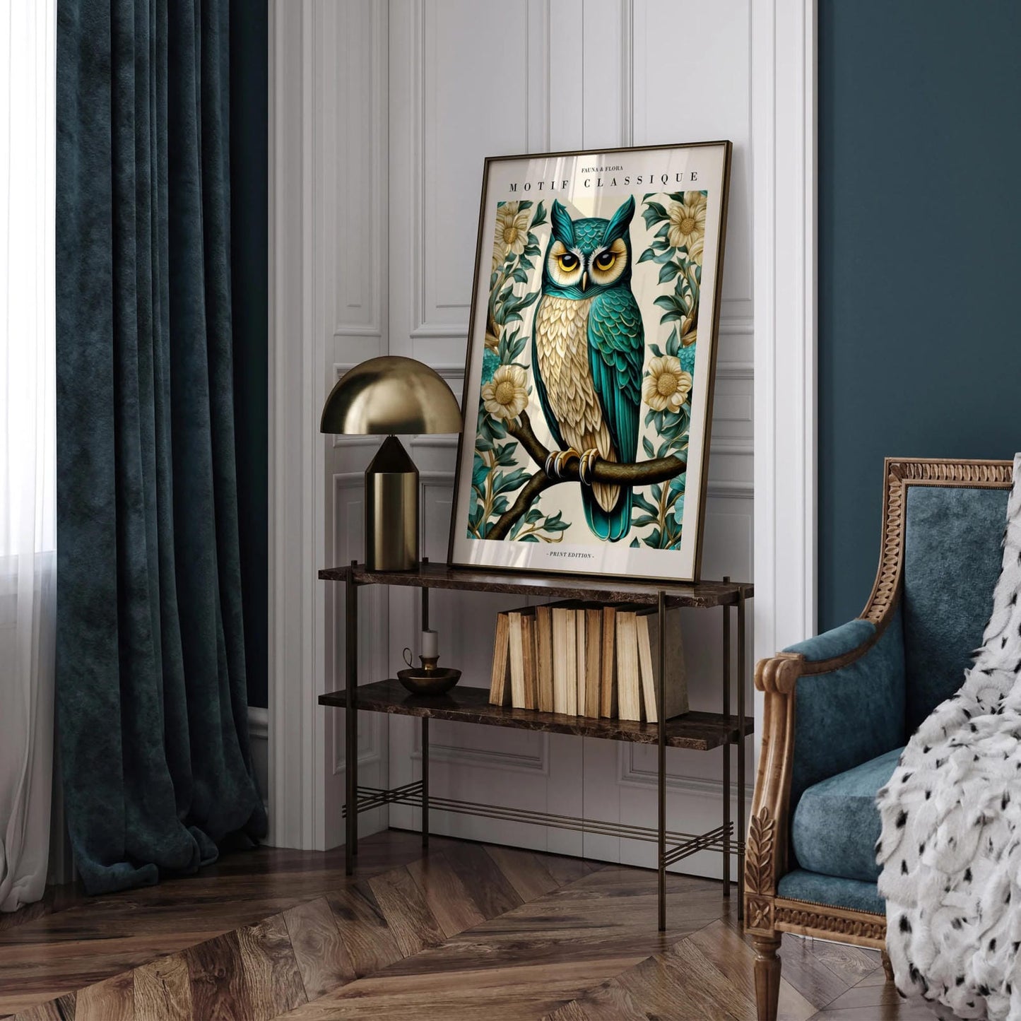 Artful Wall Décor in William Morris Style