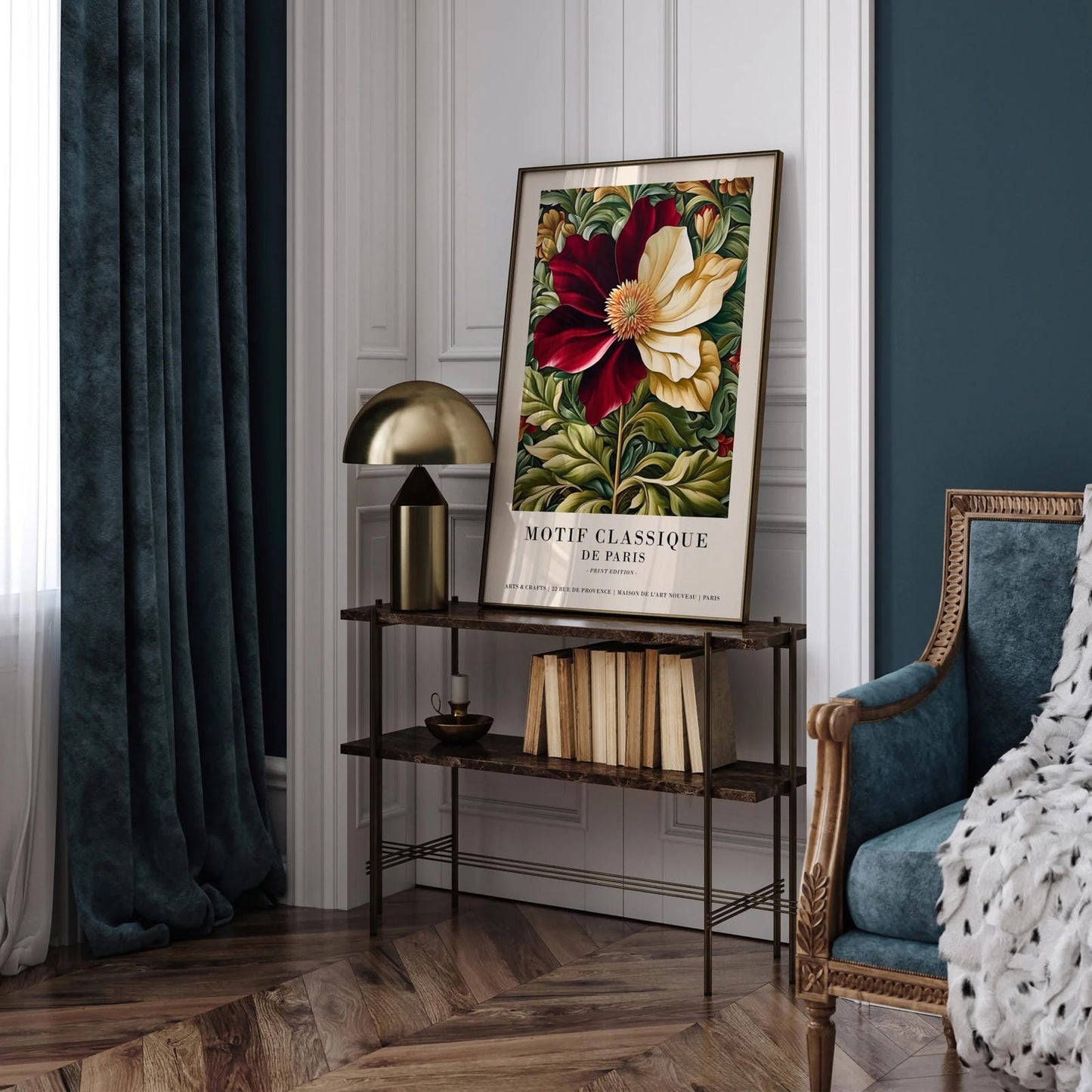 Classic Motif Beauty: Elegant Poster Collection