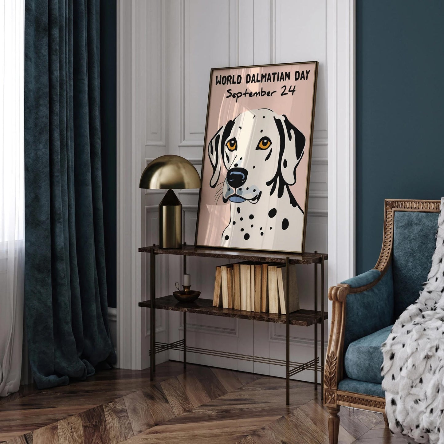 World Dalmatian Day Cute Dog Poster