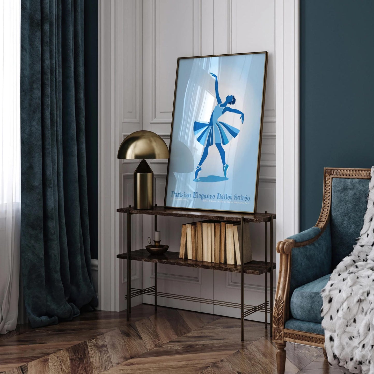 Parisian Ballerina Wall Art Print
