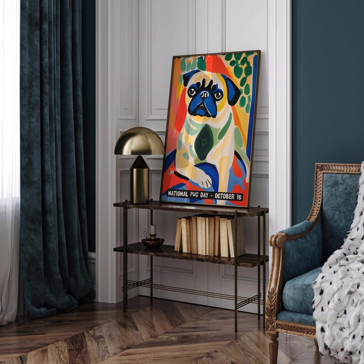 National Pug Day Cozy Poster