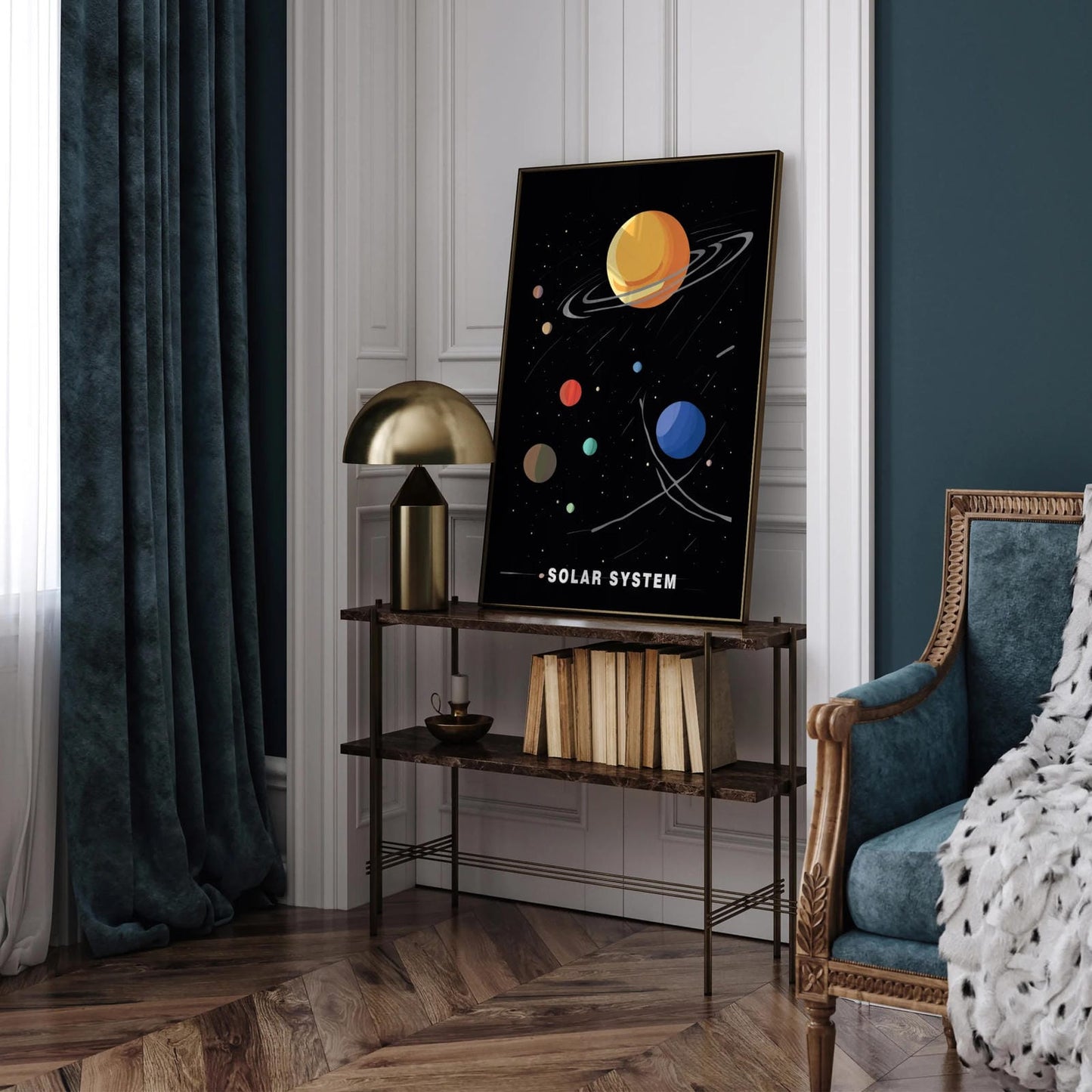 Solar System - Space Wall Art Print