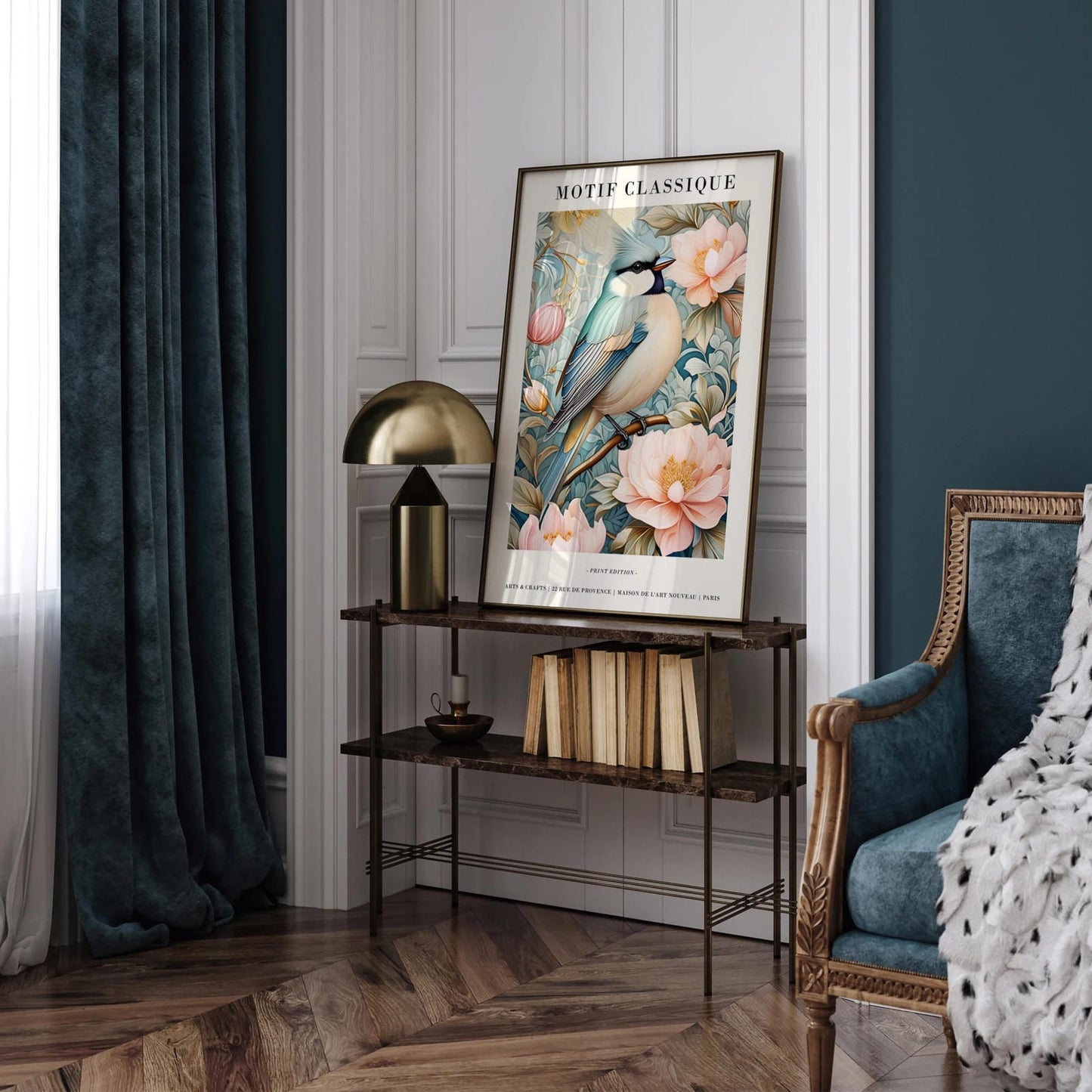 Motif Classique Bird Wall Art