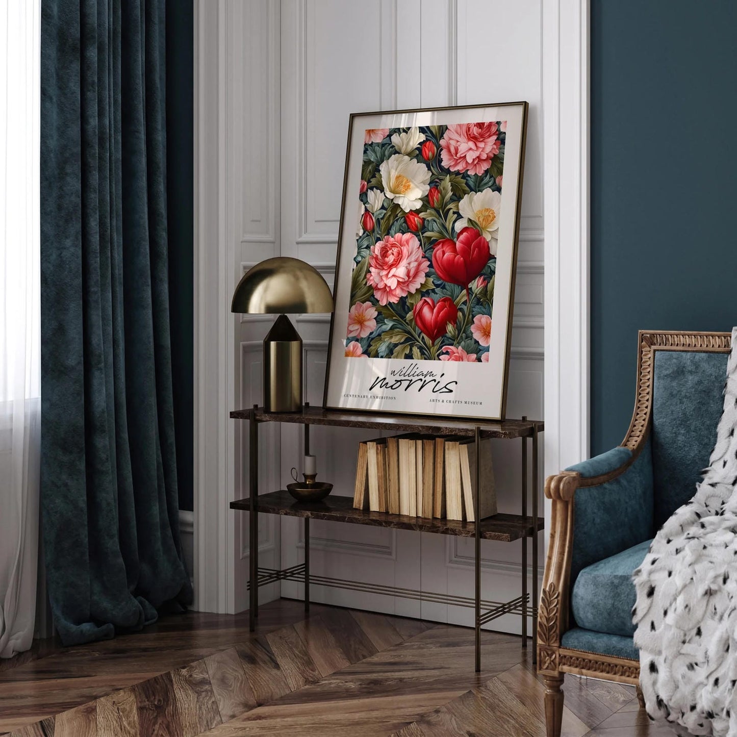 Romantic Floral Wall Art Print
