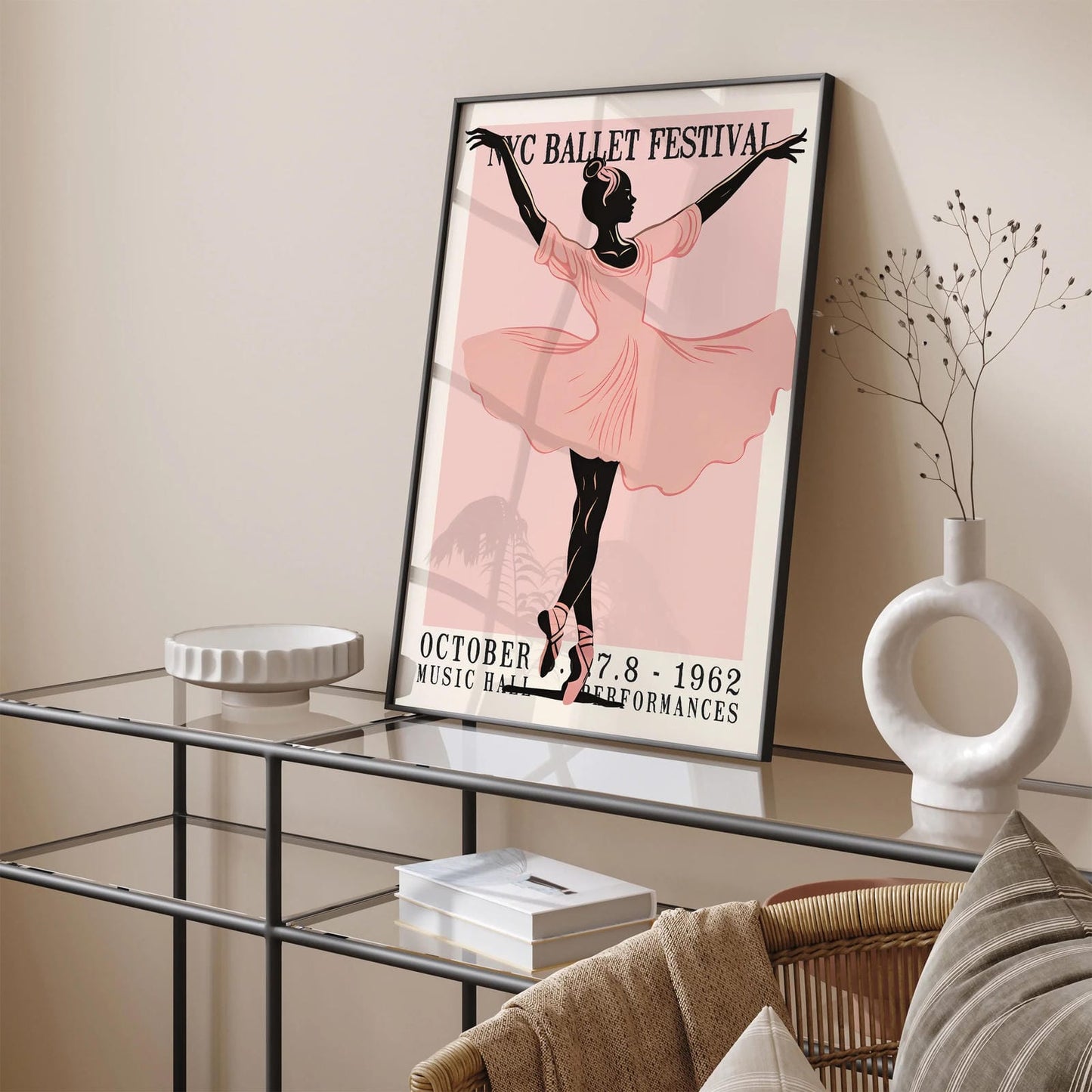 NYC Ballet Festival Wall Art Poster