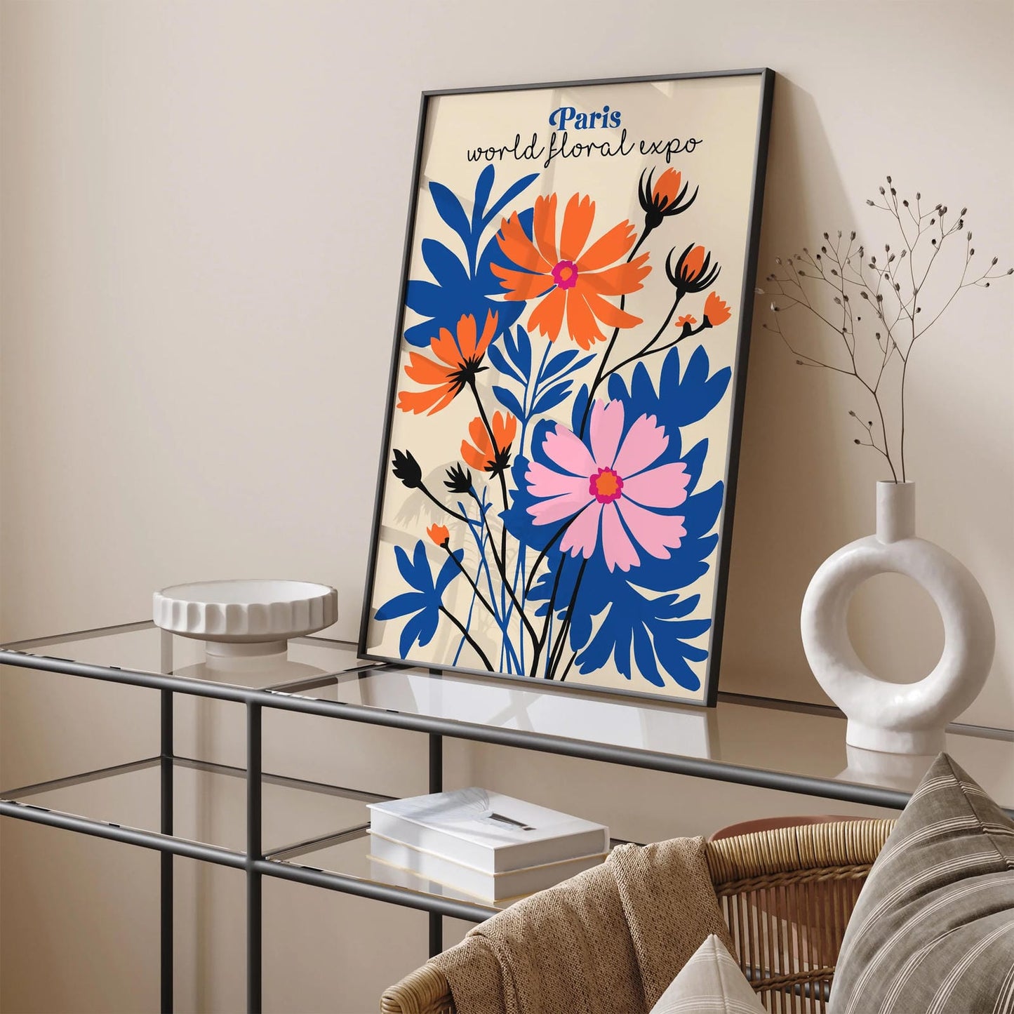 Paris Floral Show Art Print