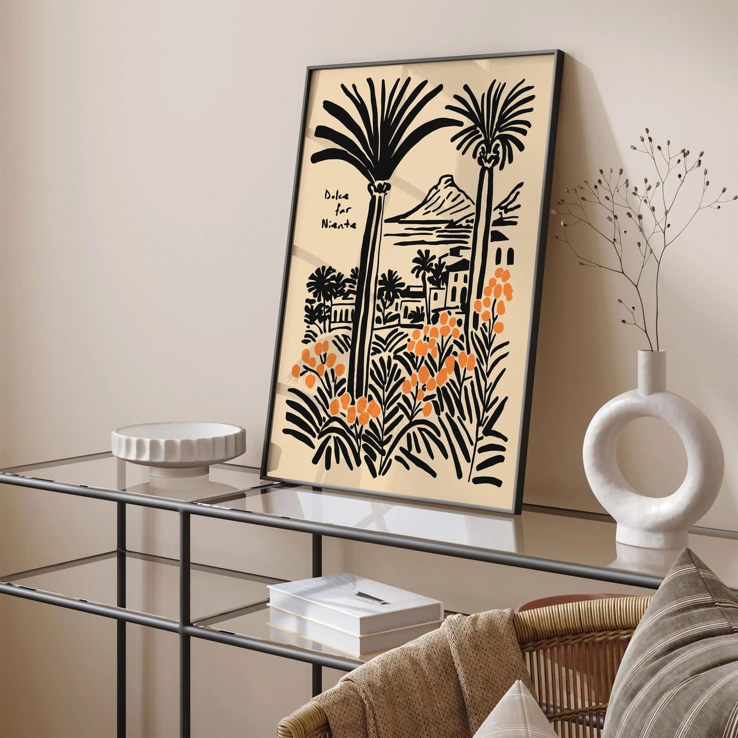 Dolce far Niente Tropical Landscape Poster