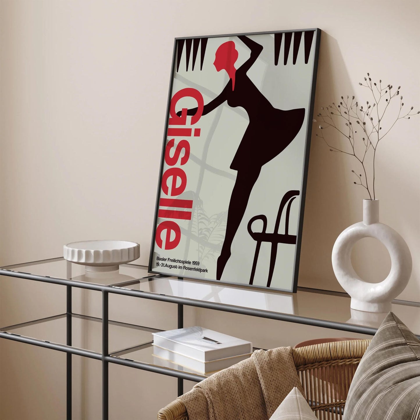 Giselle Vintage Ballet Poster