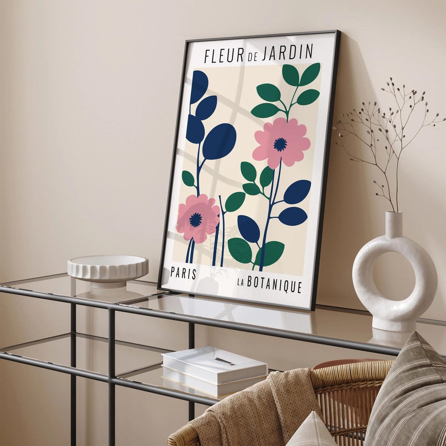 Modern French Market Flower Wall Art