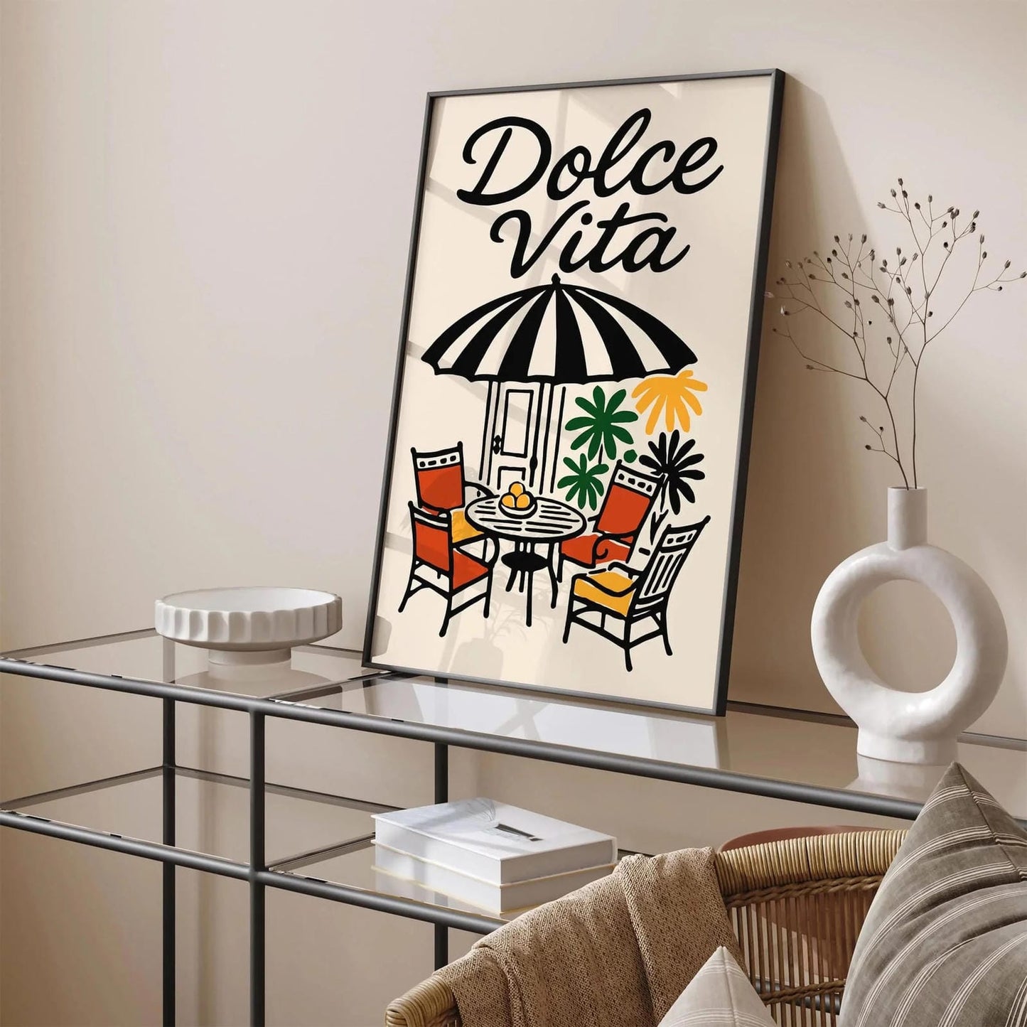 Dolce Vita Poster - Summer Italian Art Print
