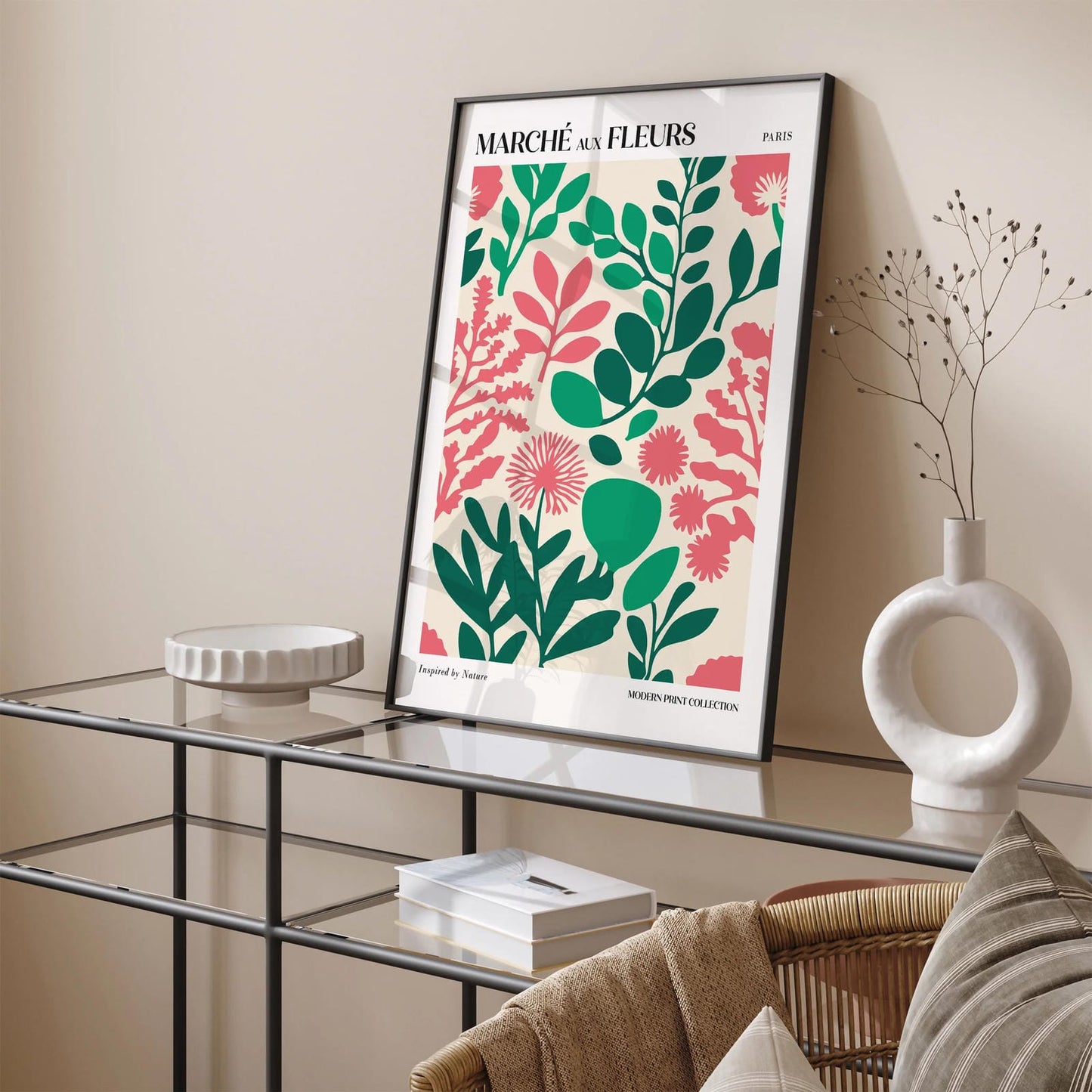 Modern Botanical Papiers Decoupes Art