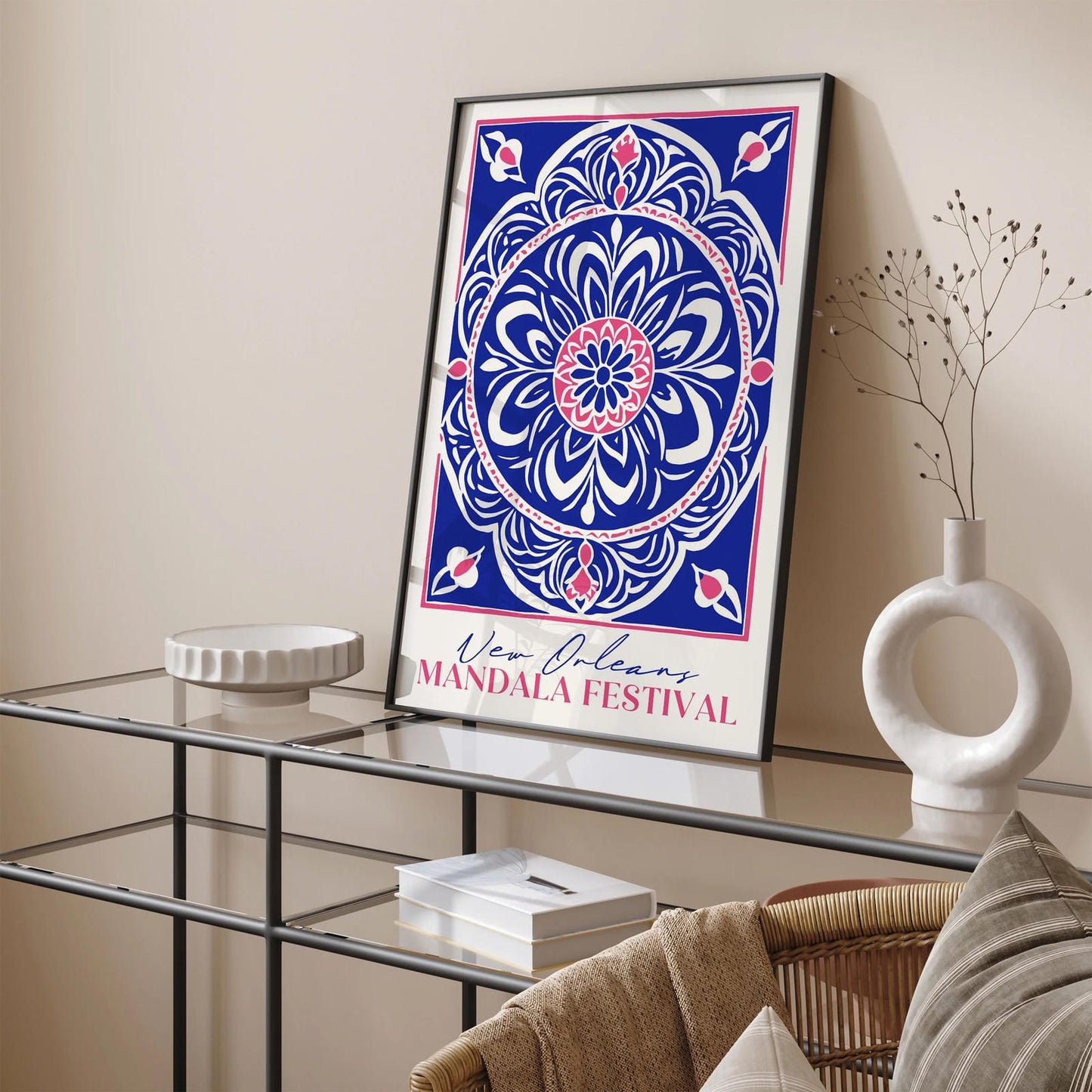 New Orleans Mandala Festival Art Print