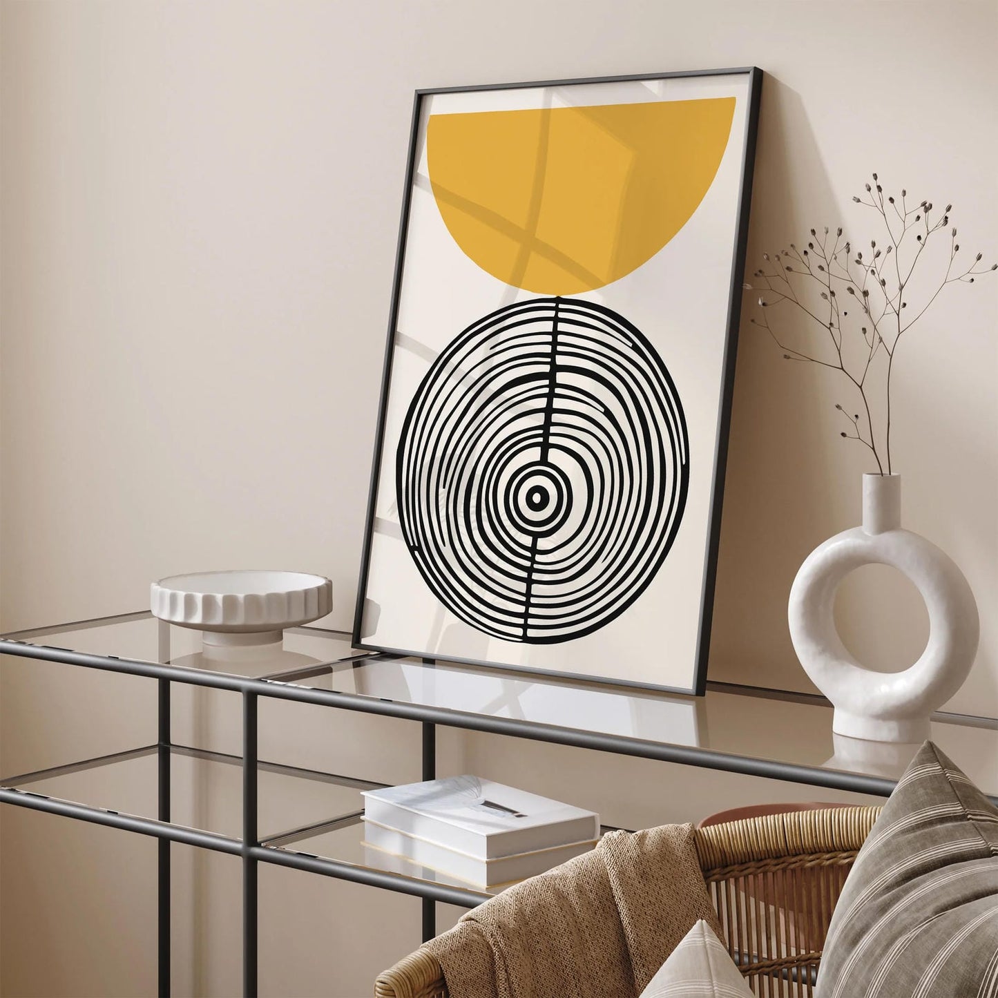 Minimalism Geometric Abstract Poster