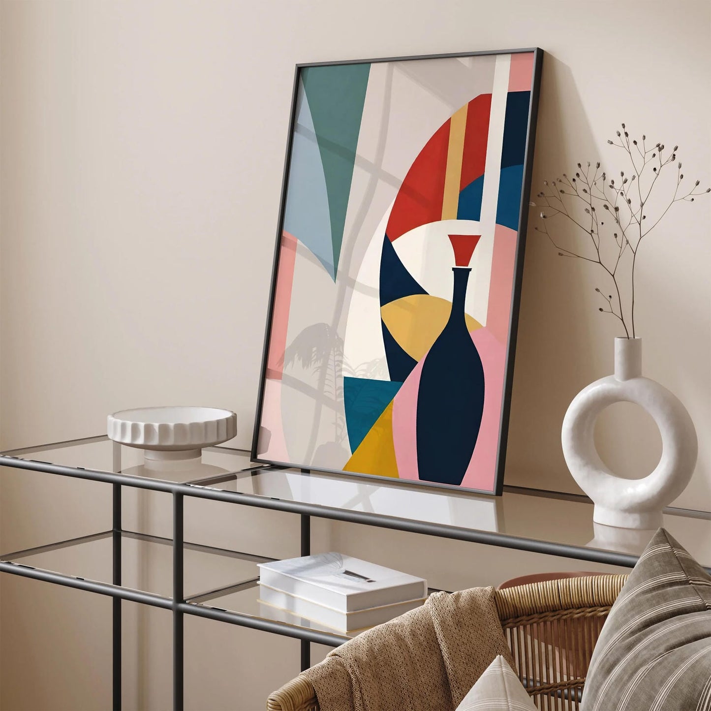 Mid Century Modern Kitchen Poster