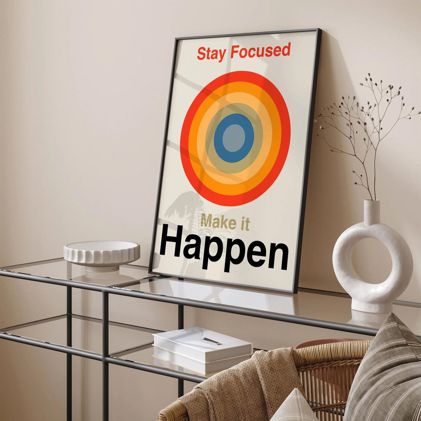 Stay Focused Motivational Poster