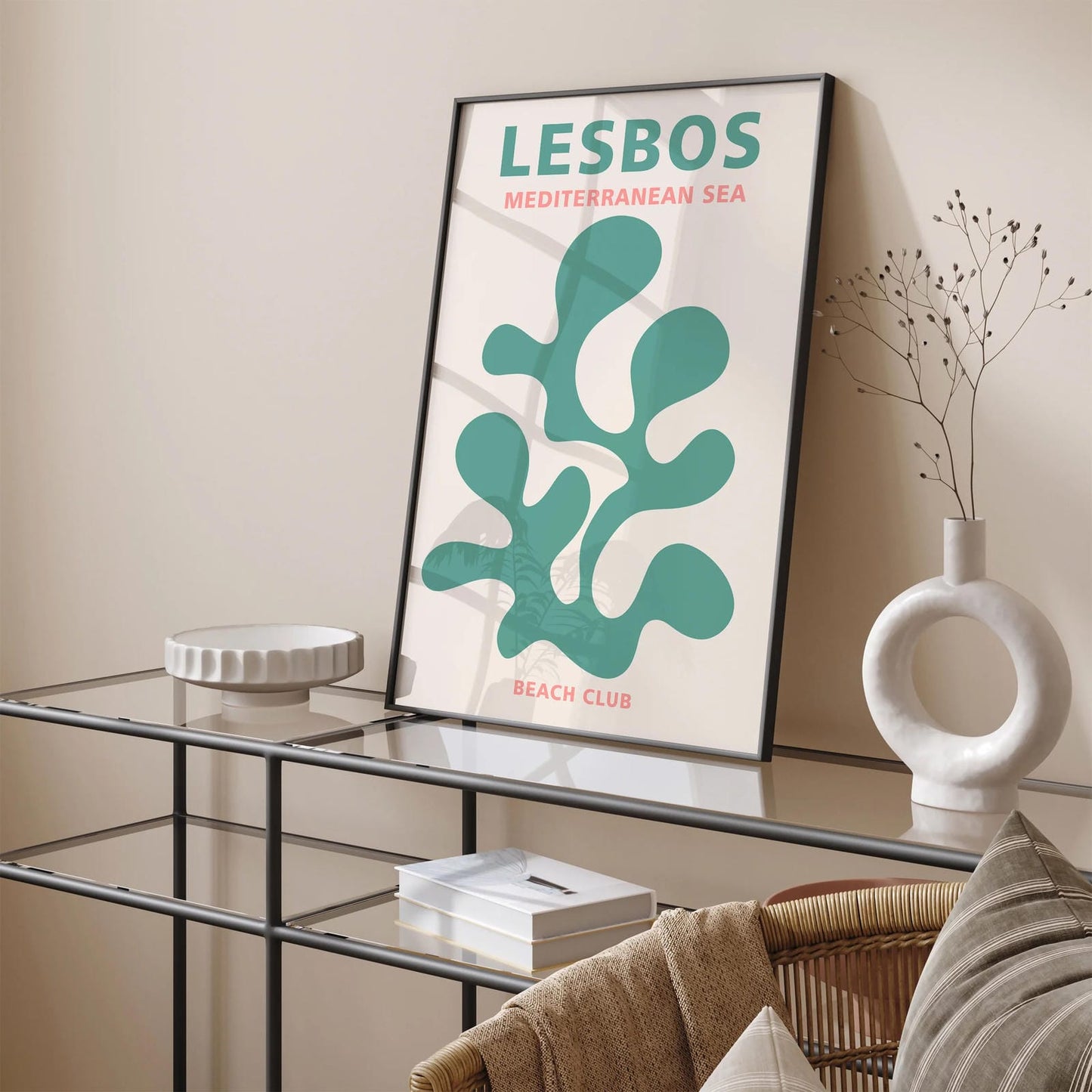 Lesbos Beach Club Poster