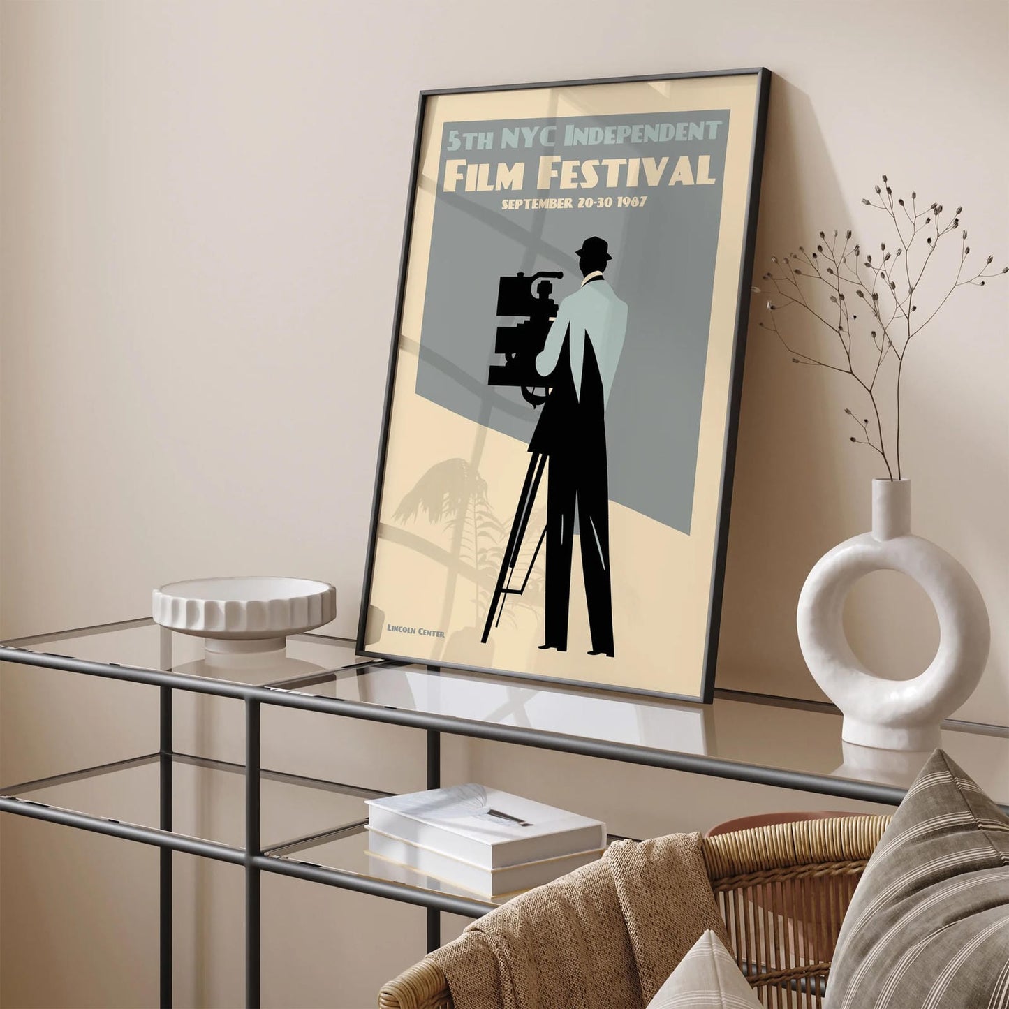 NYC Film Festival Vintage Poster Print