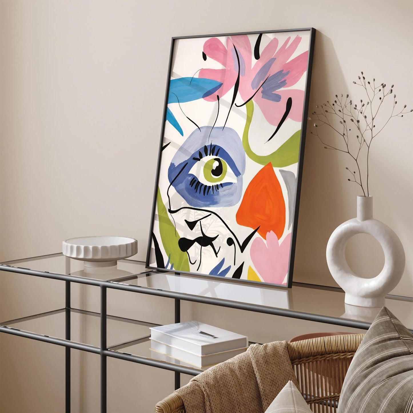 Nature Lovers Eye Modern Poster