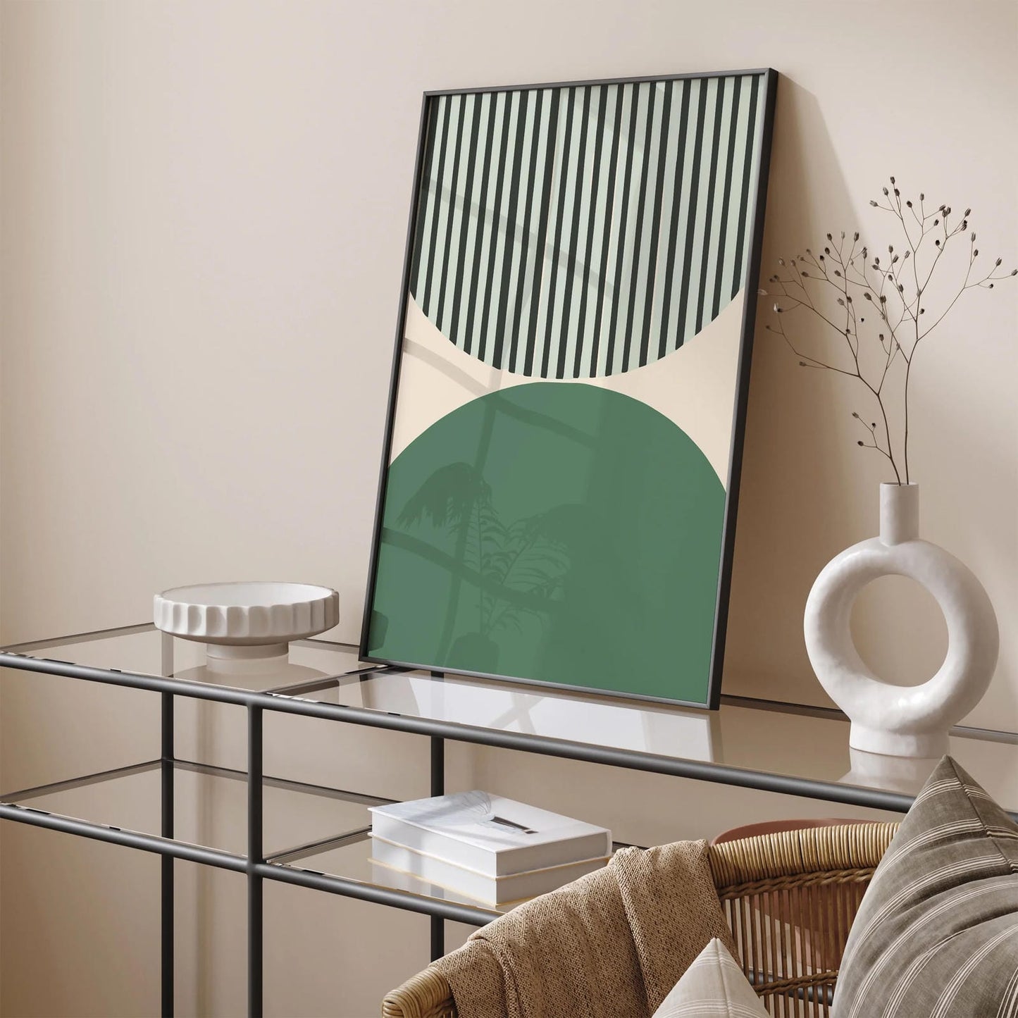 Mint Bathroom Wall Art Decor