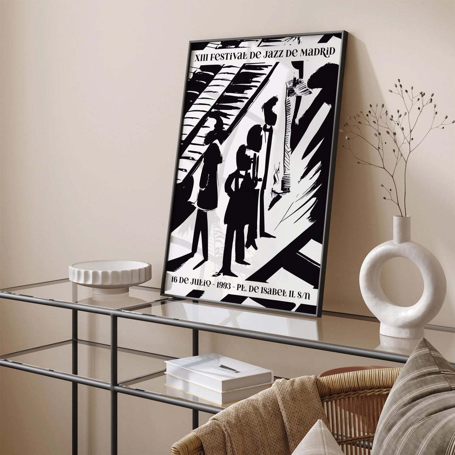 Vintage Madroid Jazz Festival Poster