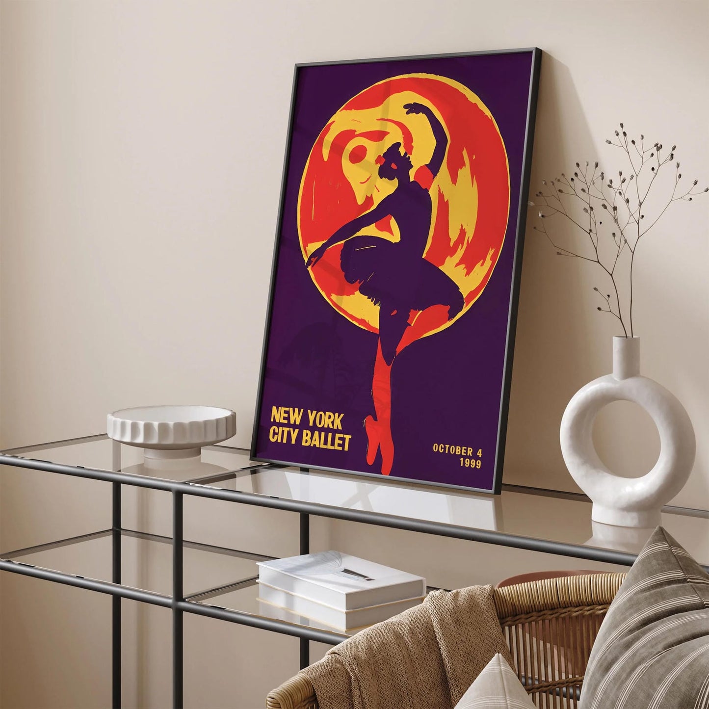 NYC Ballet 1999 Retro Poster