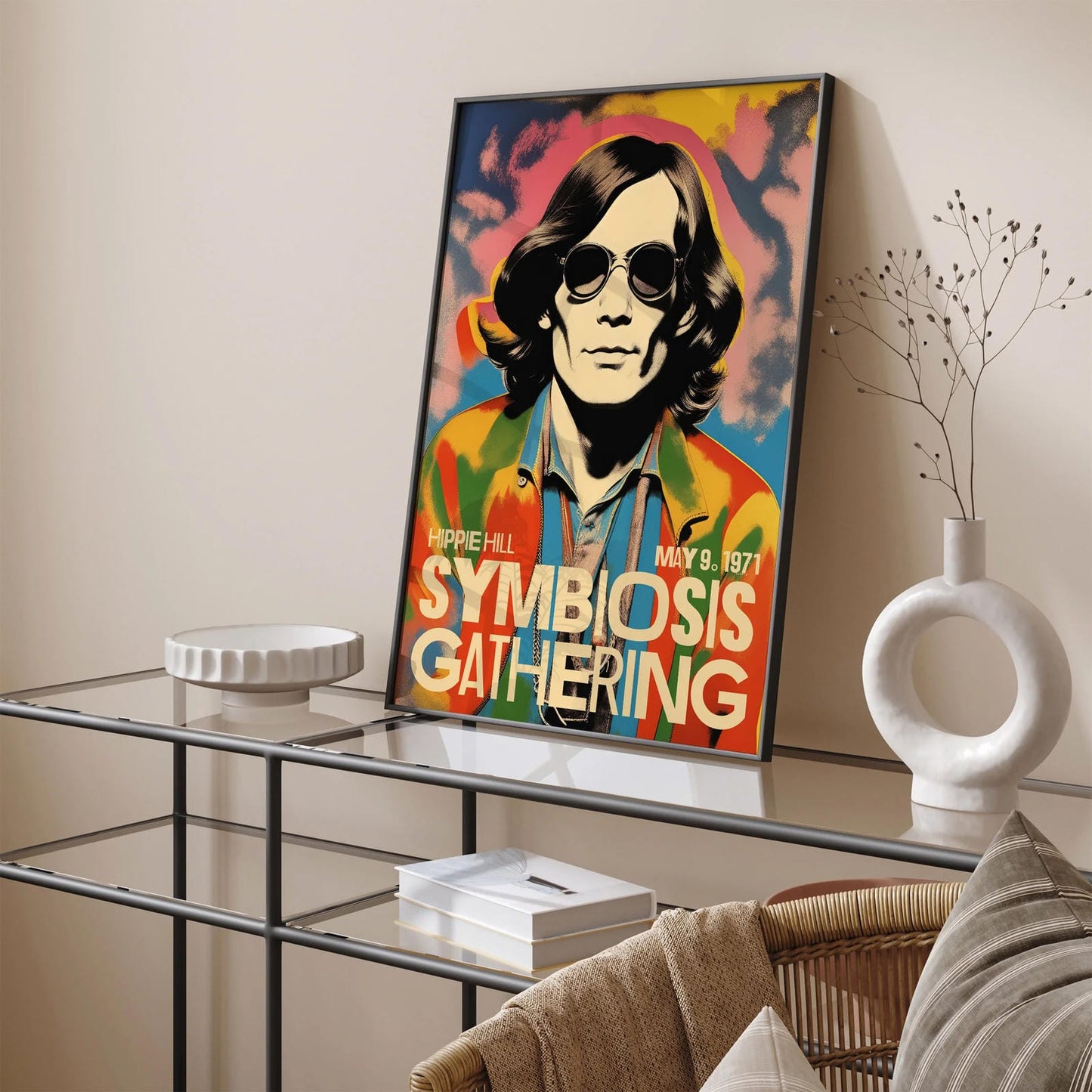 Retro Hippie Festival 1971 Poster