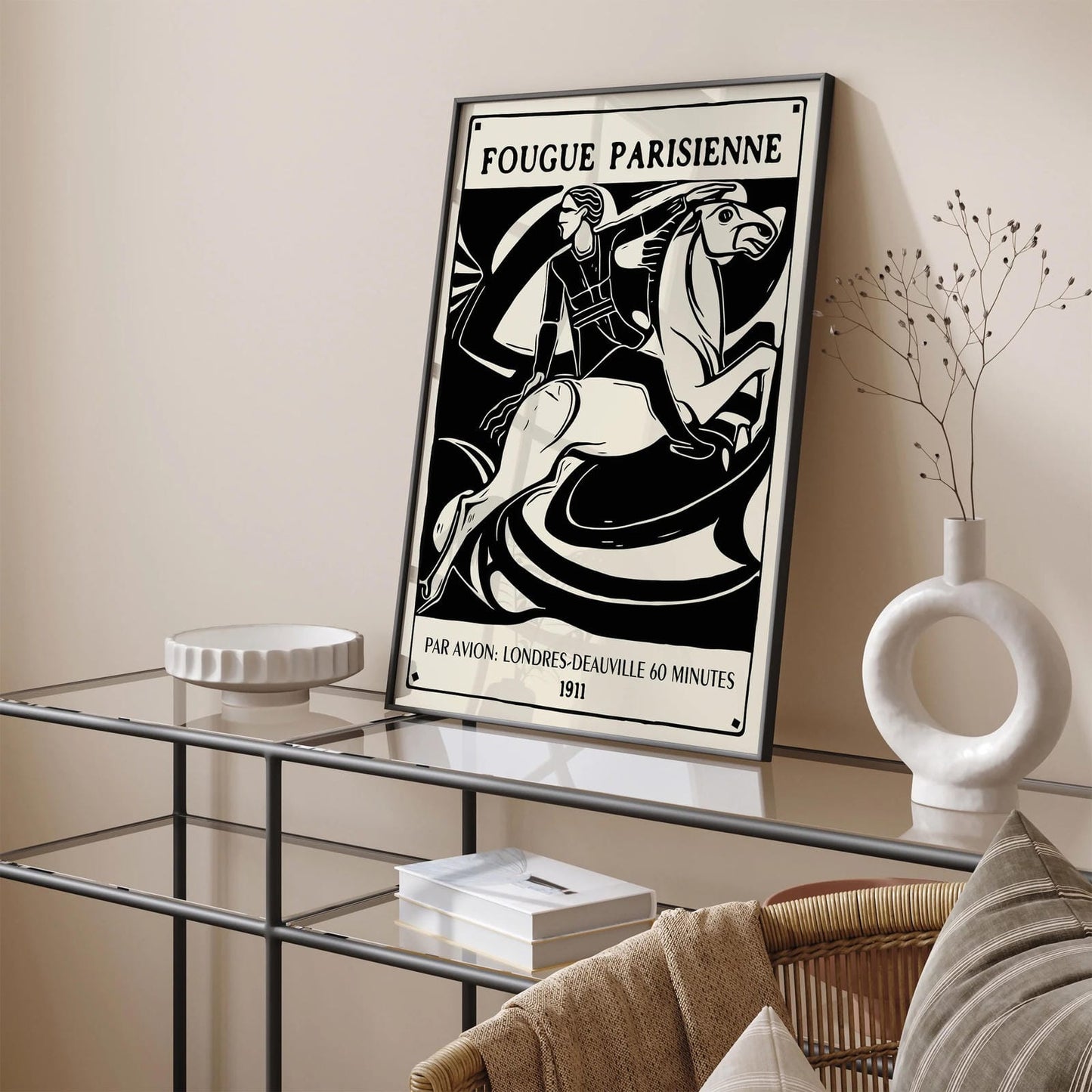 French Horse Racing Vintage Poster