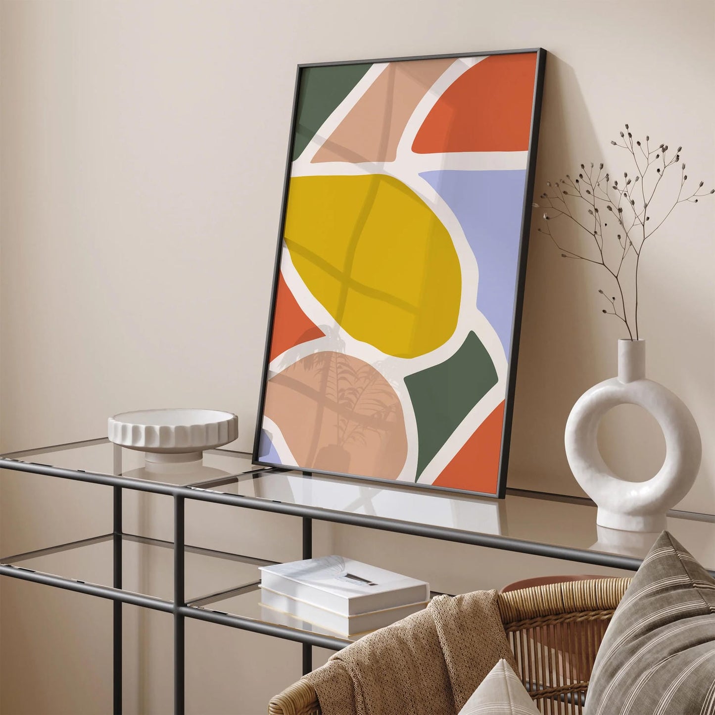 Large Abstract Wall Art - Trendy Poster Design