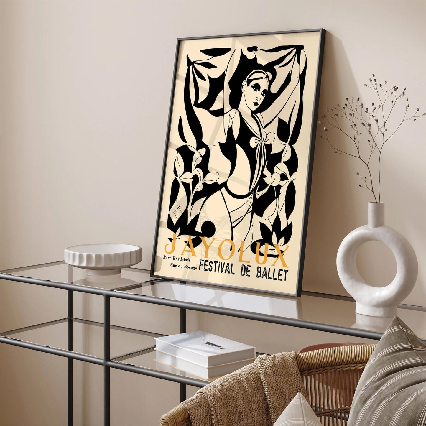 Jayolux - Vintage Ballerina French Poster