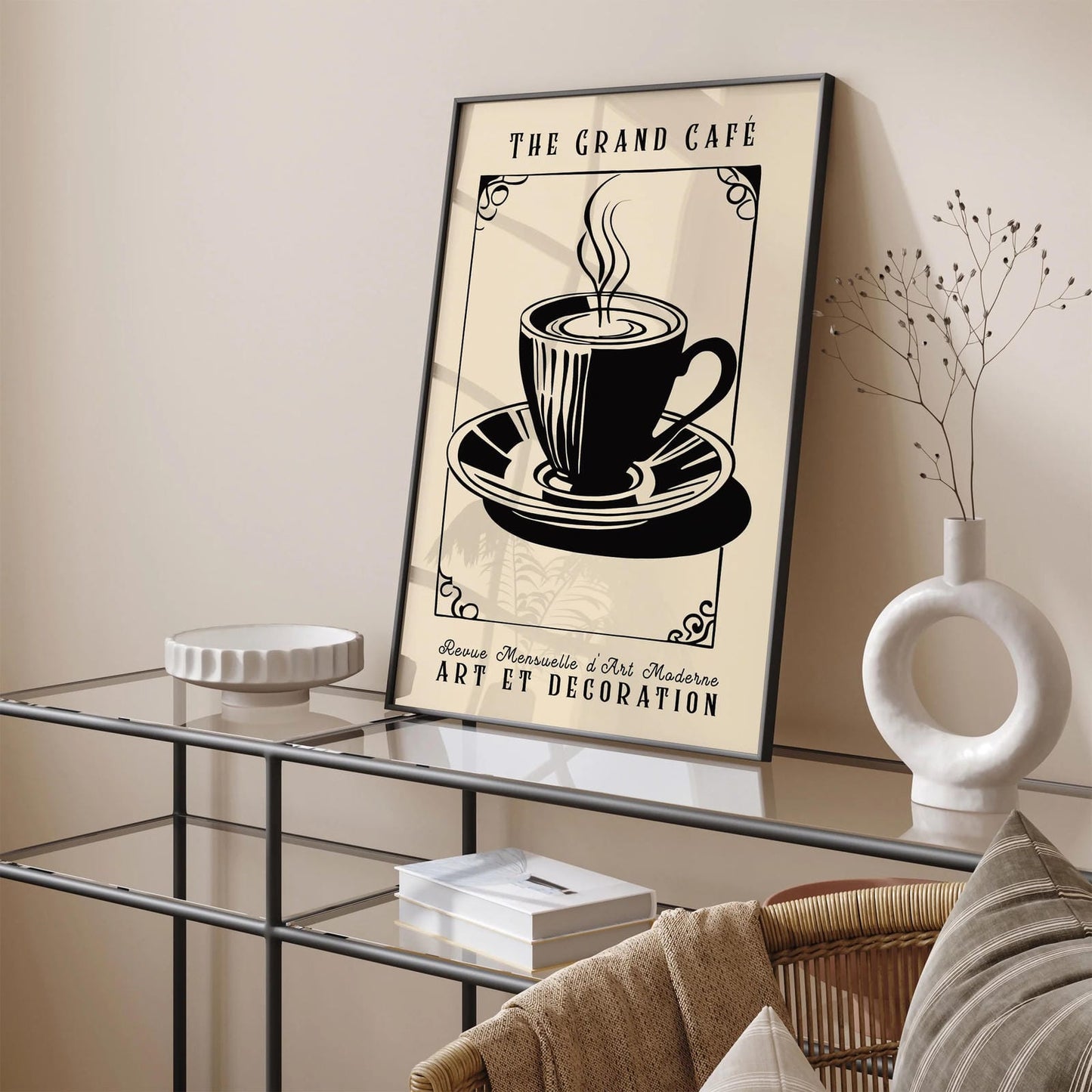 Cafe Art Deco French Restaurant Wall Art