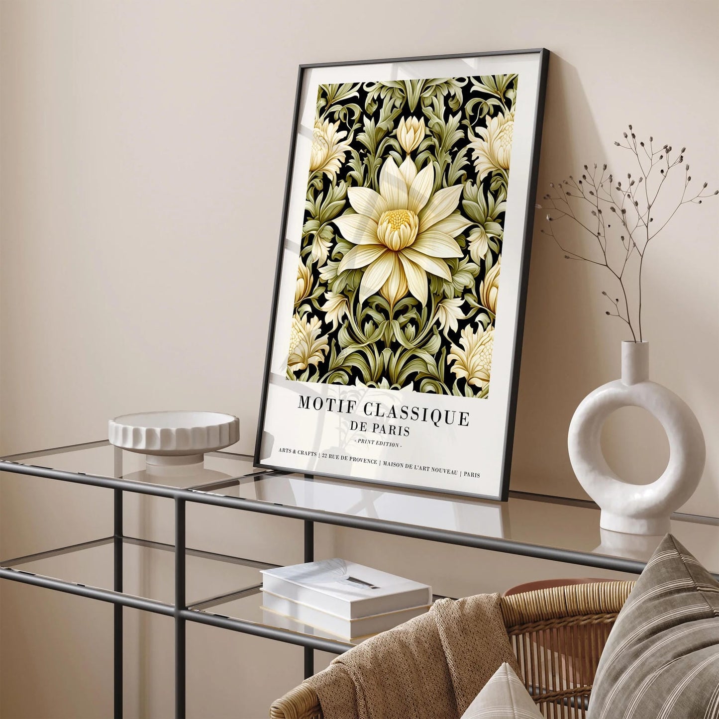 William Morris Botanical Exhibition Poster