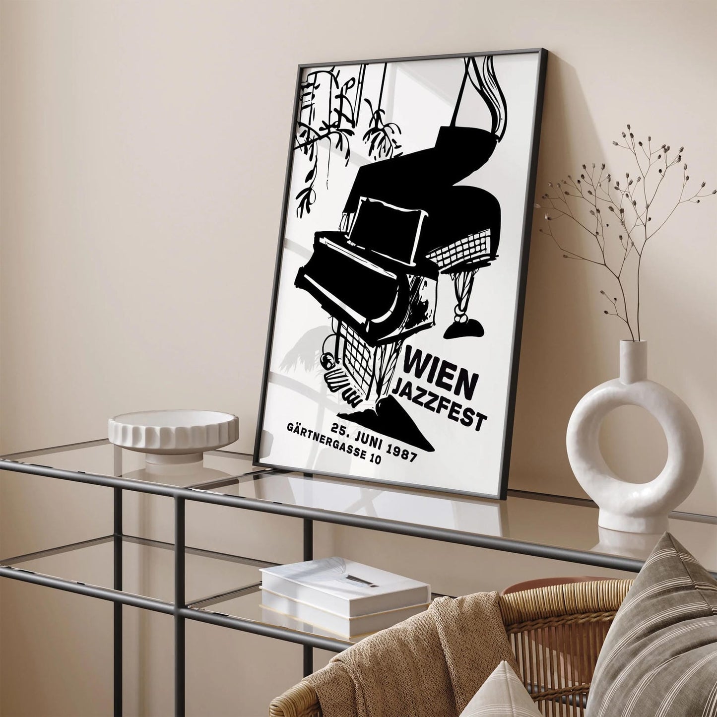 Wien Jazzfest 1987 Vintage Poster