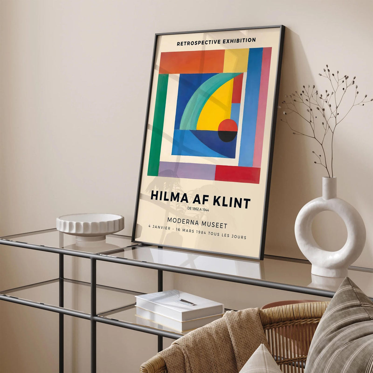 Modern Art inspired by Hilma af Klint Poster