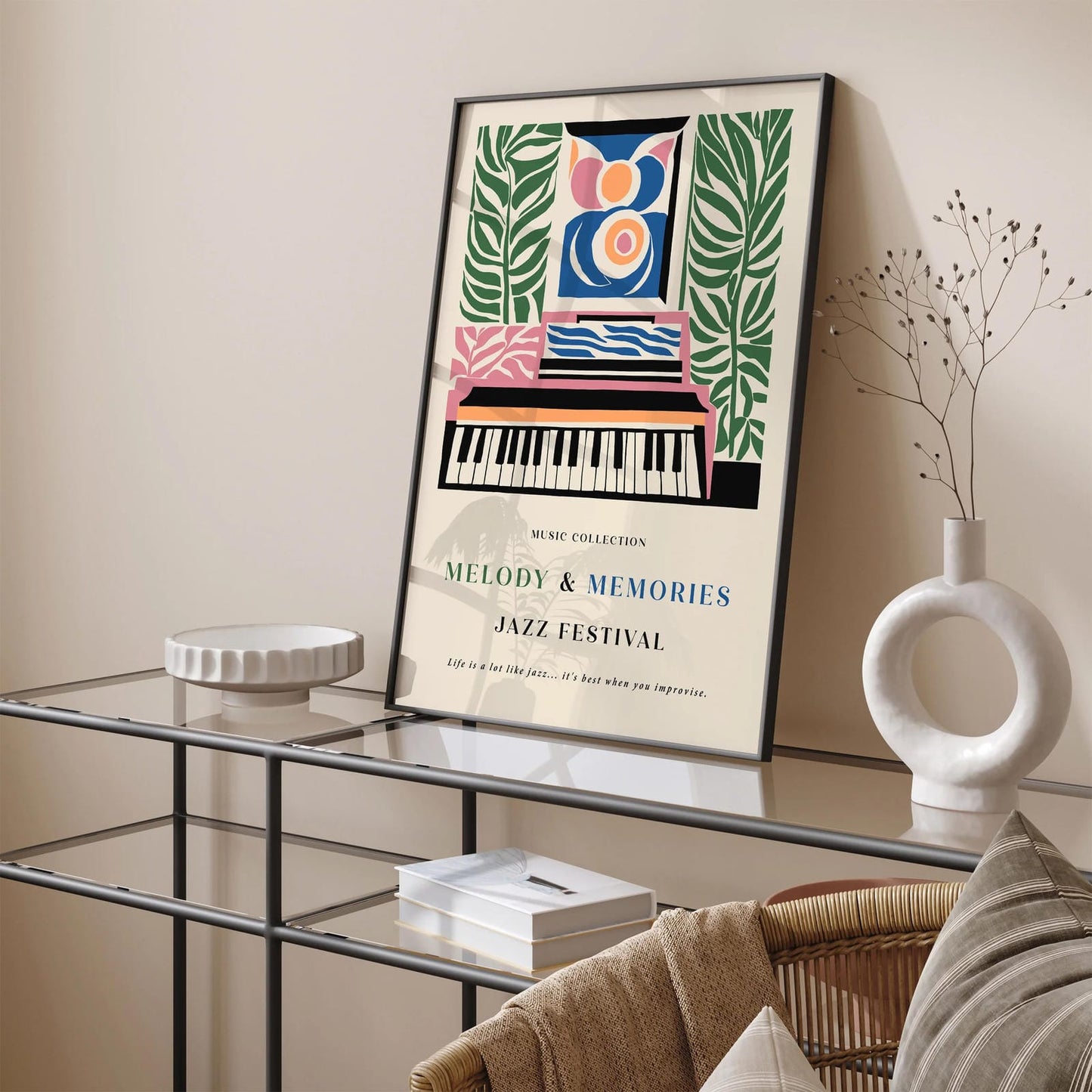 Jazz Festival Music Art Print 2025
